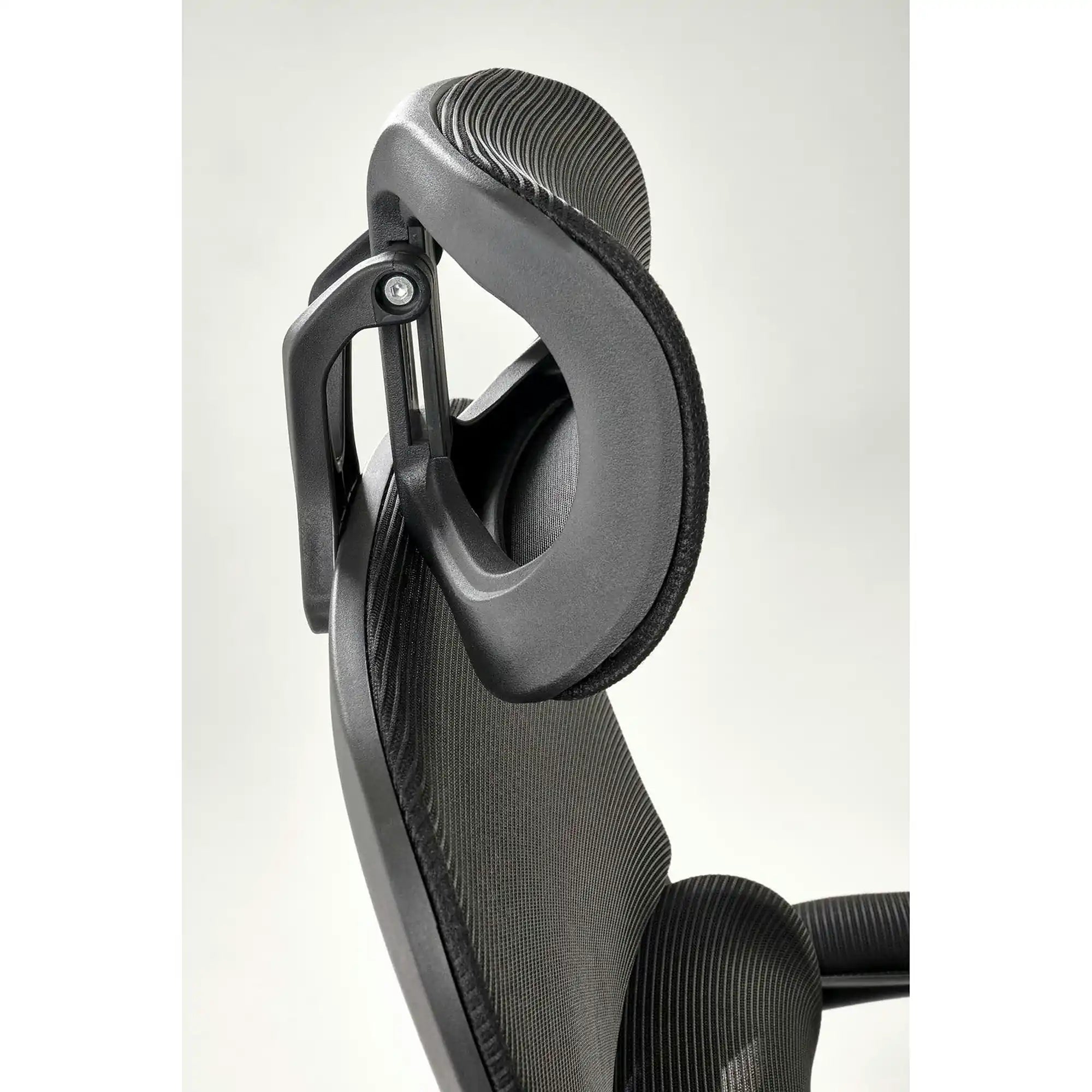 Scaun birou SOREN, negru, stofa clasica/plastic, 62x62x116/124 cm