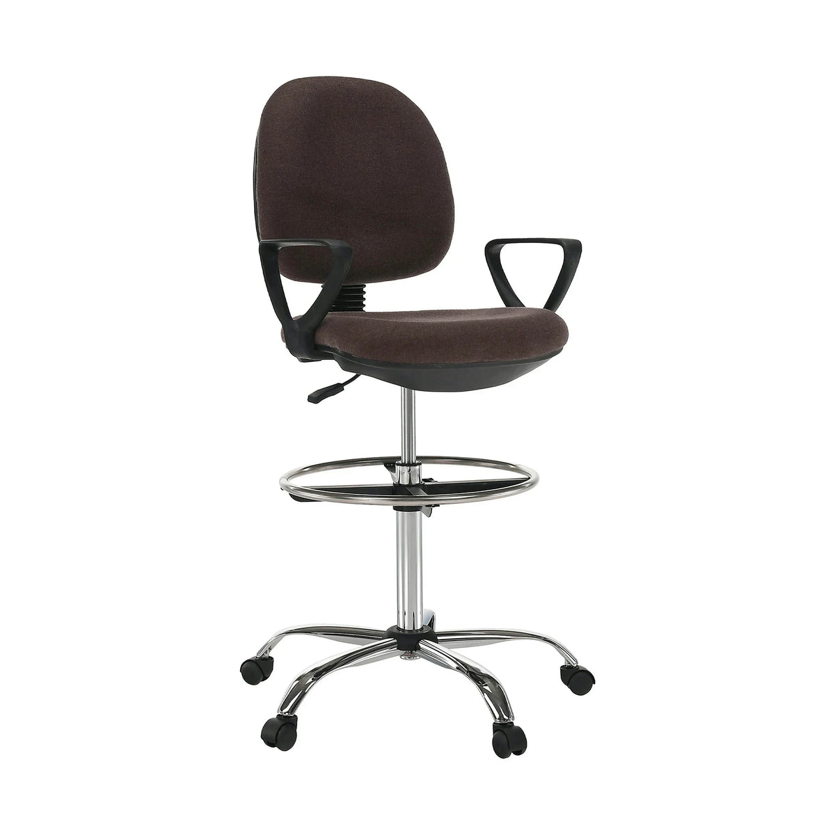 Scaun birou TAMBER, maro, stofa clasica, 62x57x116/137 cm