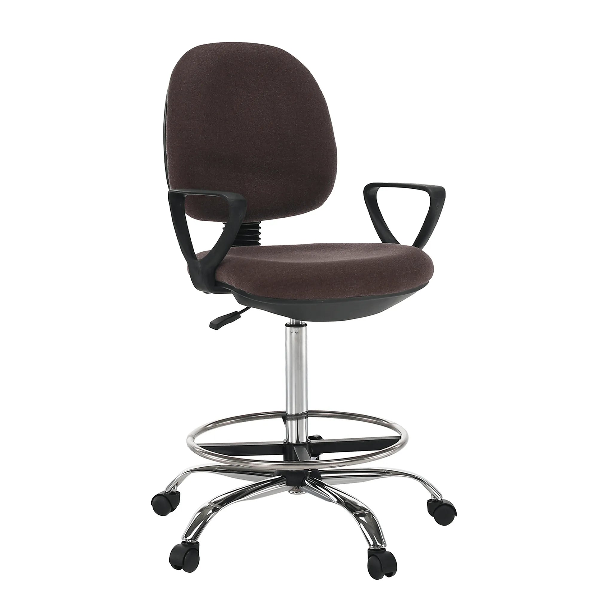 Scaun birou TAMBER, maro, stofa clasica, 62x57x116/137 cm