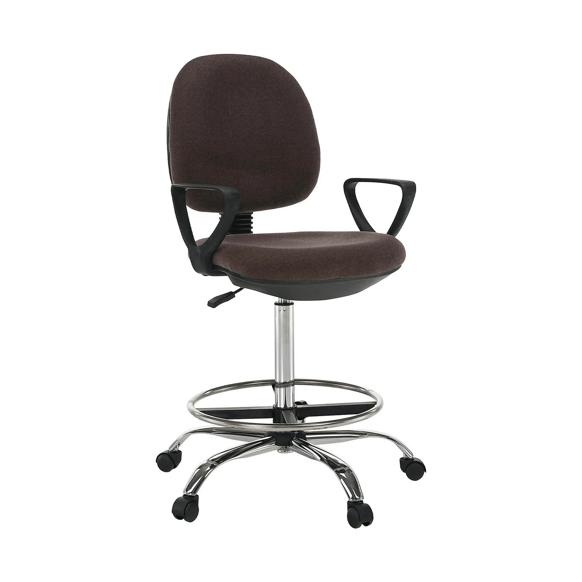 Scaun birou TAMBER, maro, stofa clasica, 62x57x116/137 cm