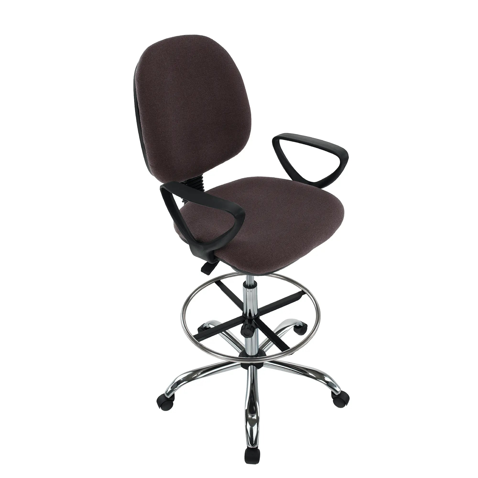 Scaun birou TAMBER, maro, stofa clasica, 62x57x116/137 cm