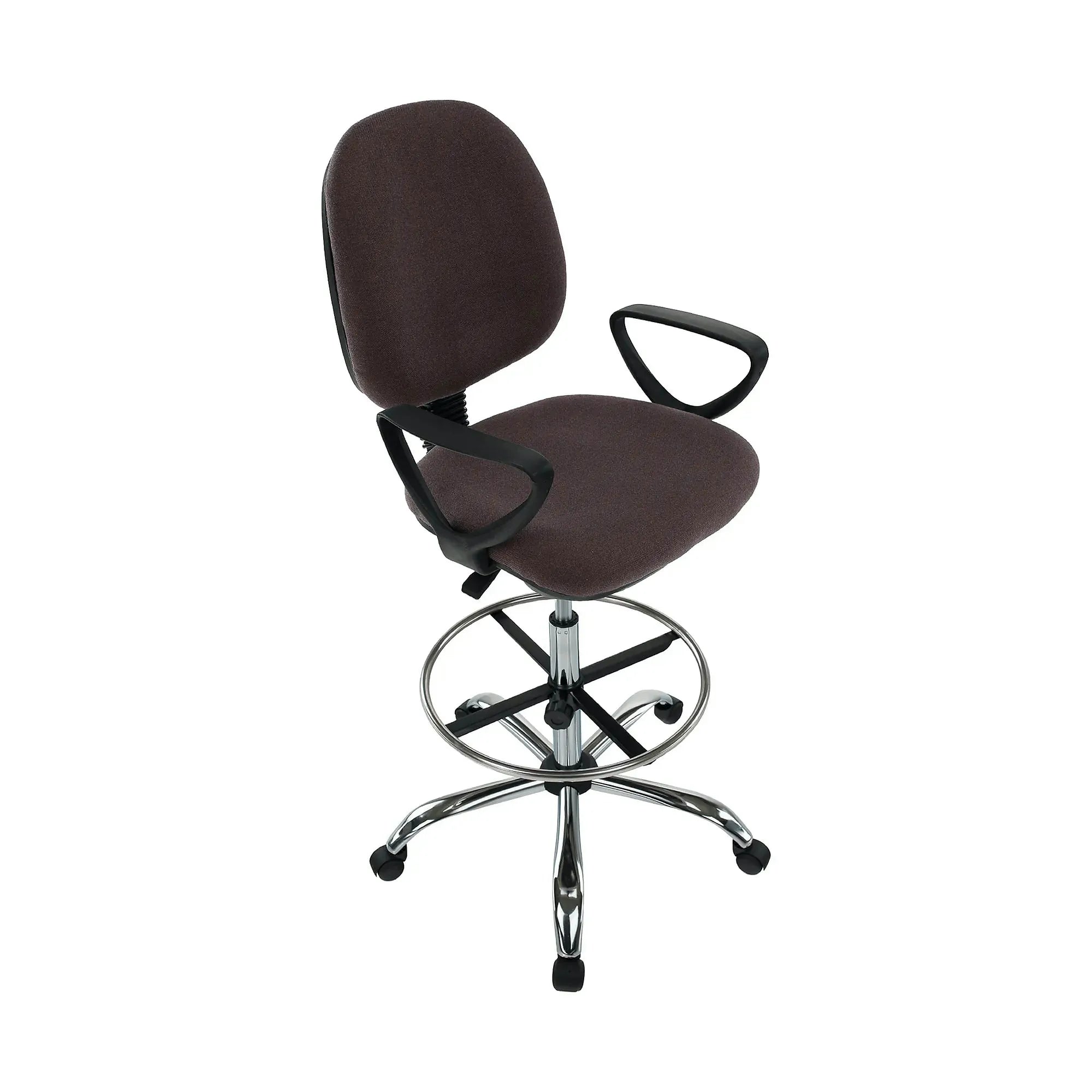 Scaun birou TAMBER, maro, stofa clasica, 62x57x116/137 cm