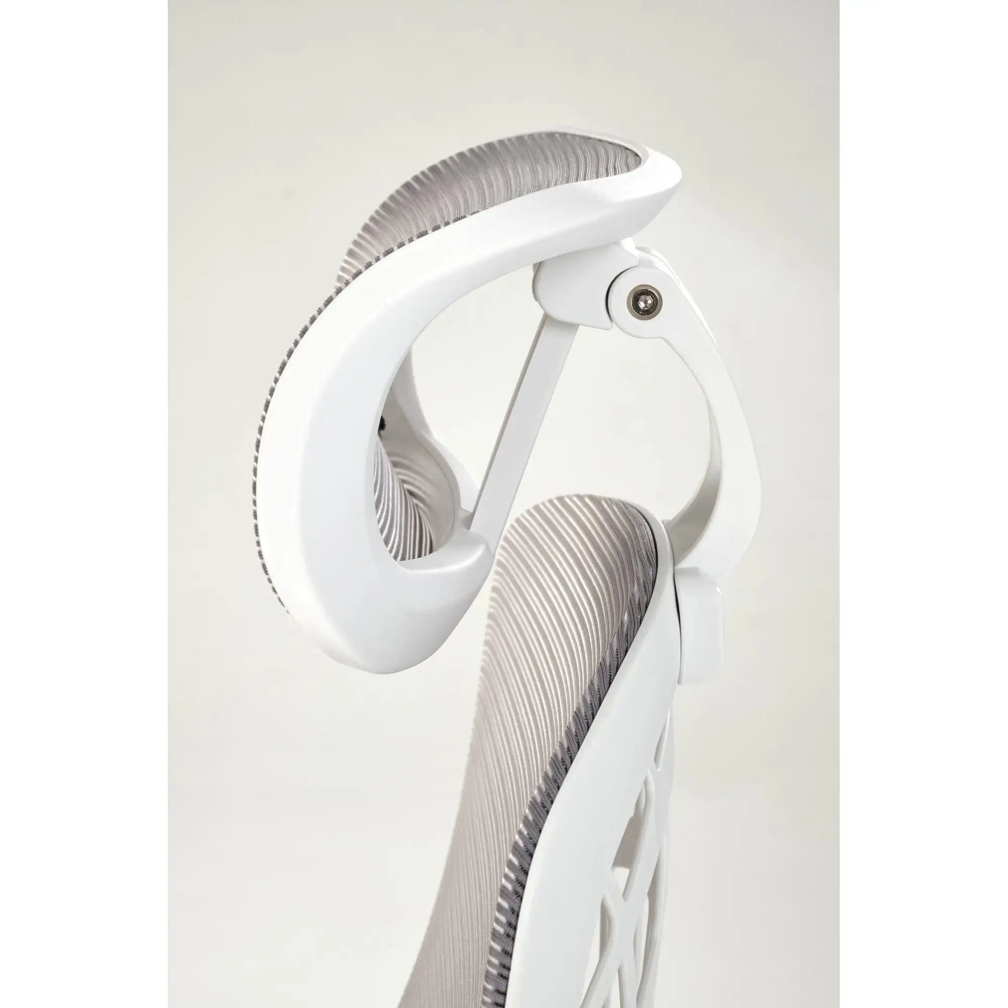 Scaun birou VESUVIO 2, gri/alb, stofa/panza/polipropilena, 59x59x115/120 cm