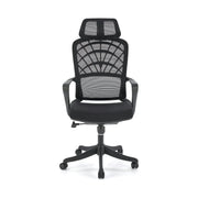Scaun birou VESUVIO, negru, stofa/panza/polipropilena, 59x59x115/121 cm
