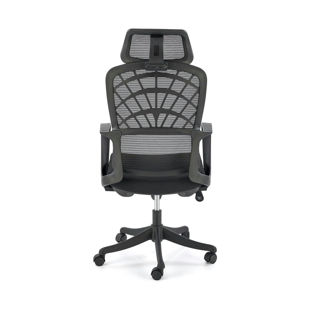 Scaun birou VESUVIO, negru, stofa/panza/polipropilena, 59x59x115/121 cm
