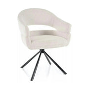 Scaun BORGO, bej - Raven 22, stofa clasica/metal, 58x60x87 cm