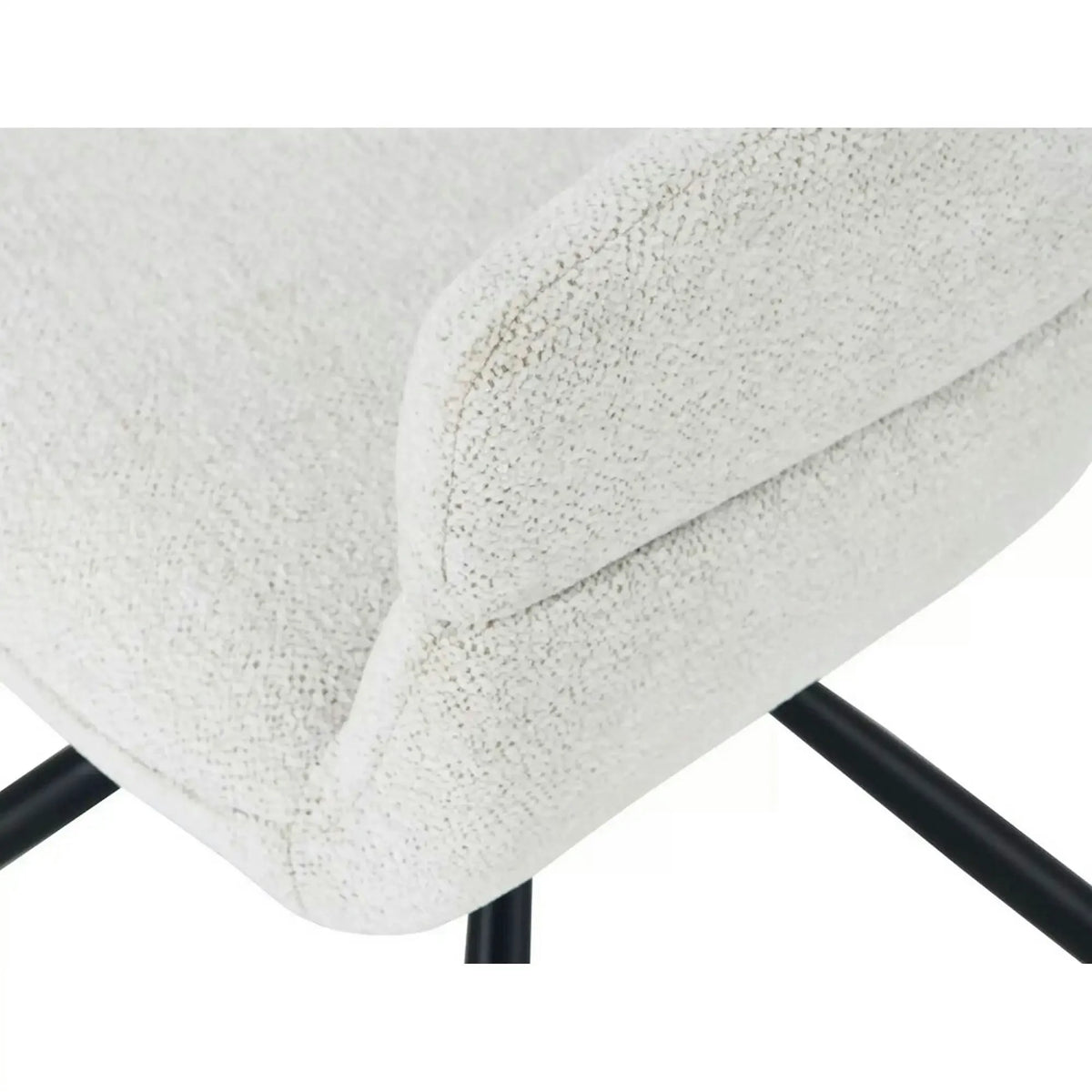 Scaun BORGO, bej - Raven 22, stofa clasica/metal, 58x60x87 cm