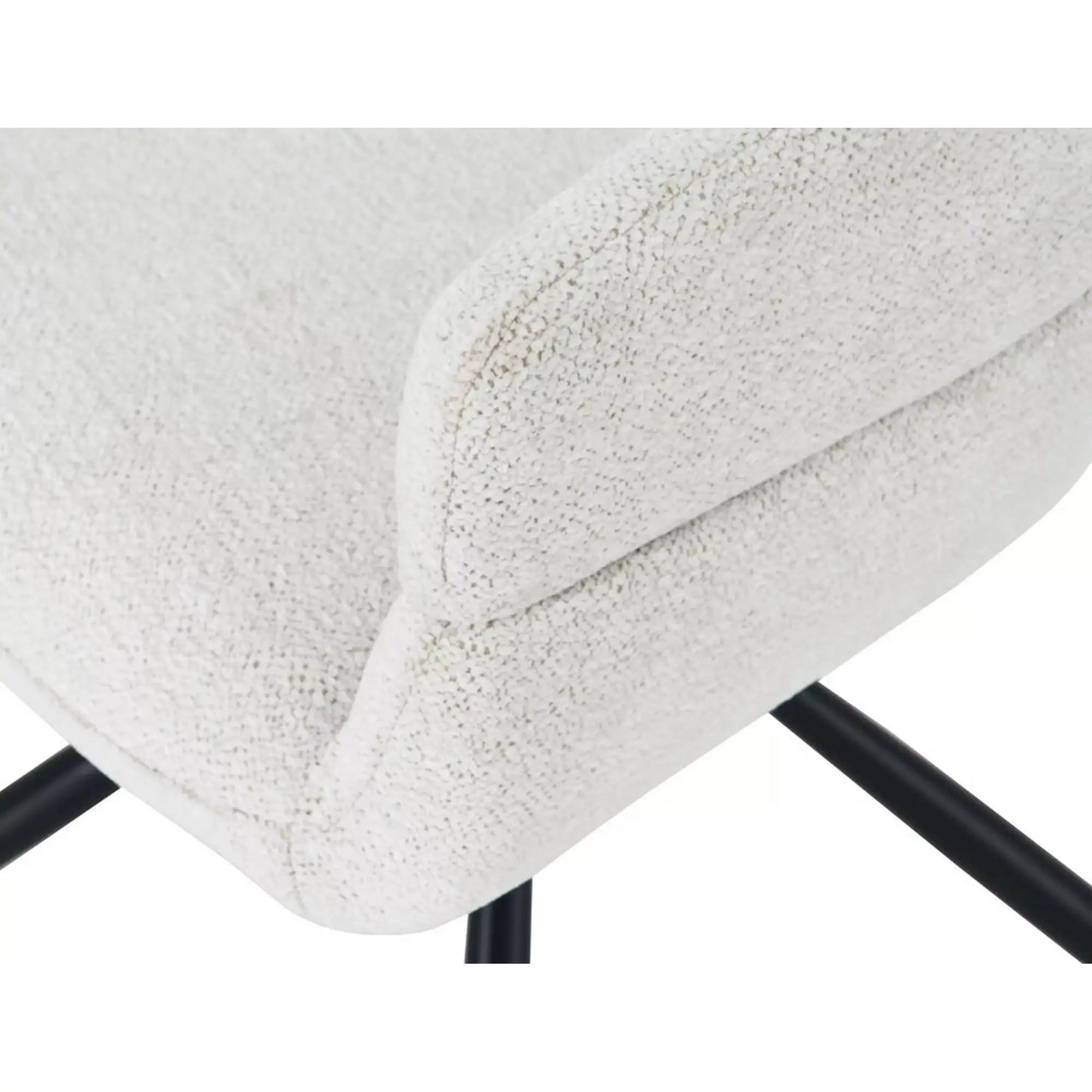 Scaun BORGO, bej - Raven 22, stofa clasica/metal, 58x60x87 cm