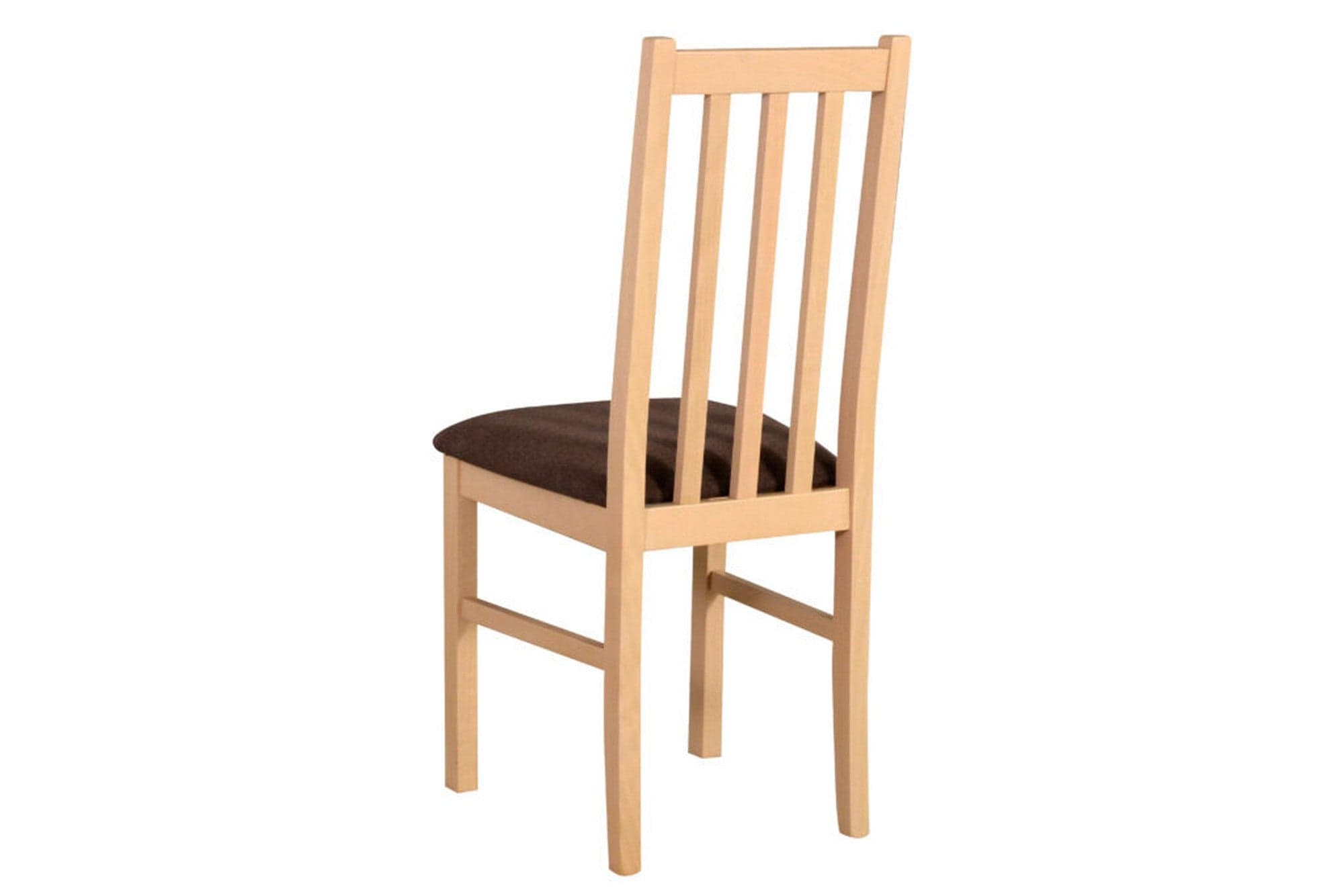 Scaun BOS 10, stejar sonoma/maro - Inari 24, lemn de fag/stofa clasica, 43x40x94 cm