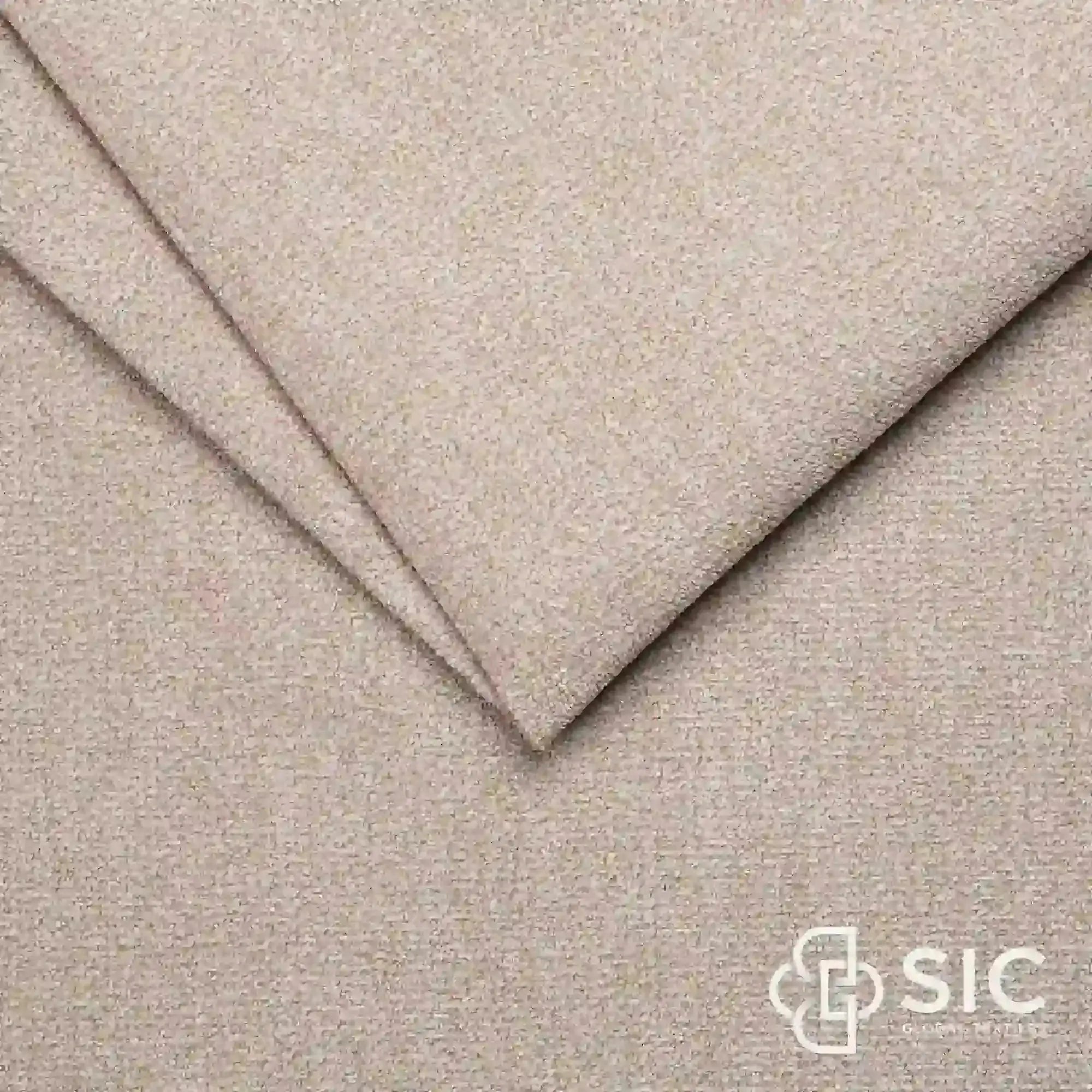 Scaun BOS 14, bej/negru, stofa clasica/lemn de fag, 43x40x94 cm