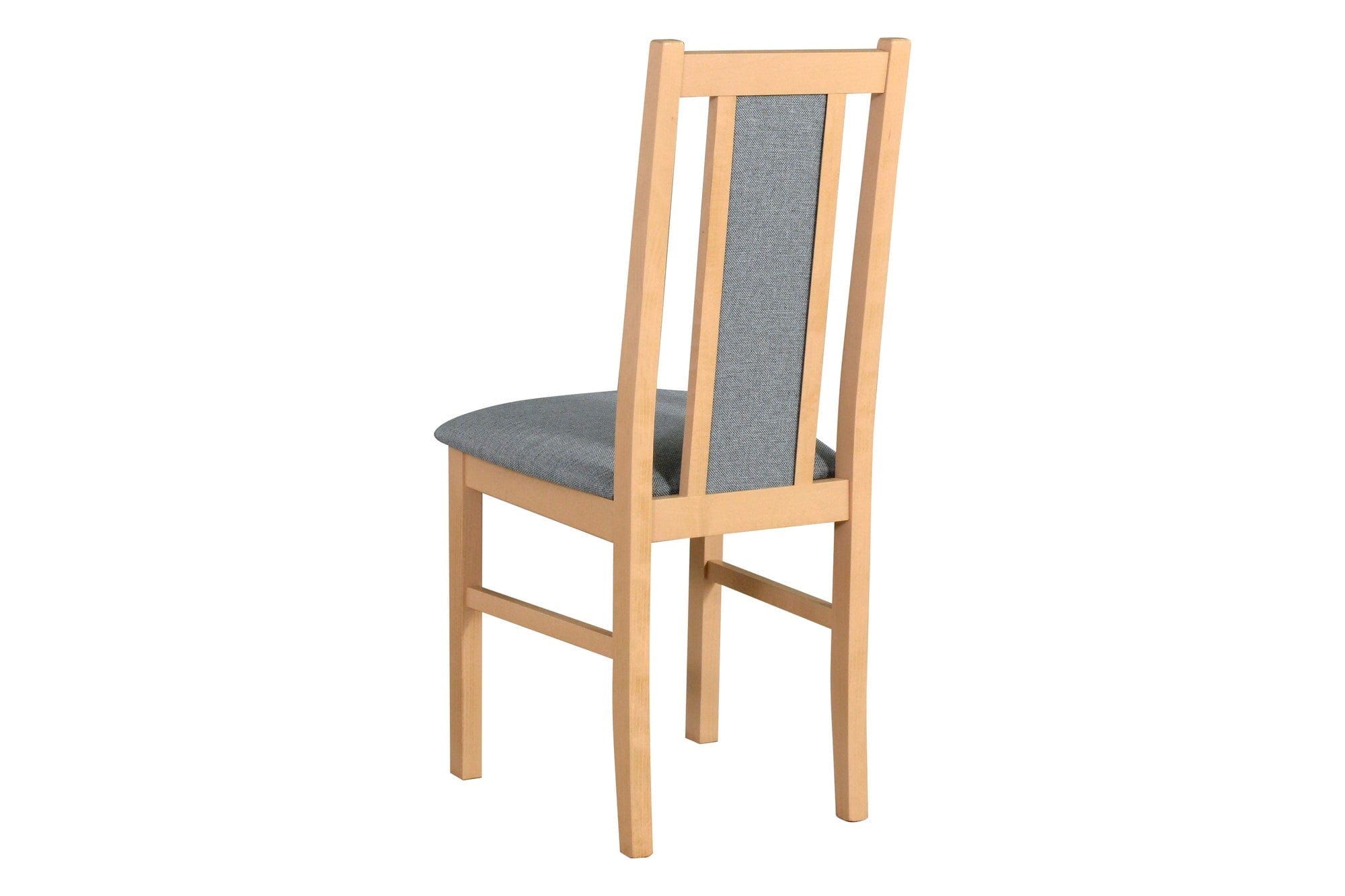 Scaun BOS 14, stejar sonoma/gri - Hygge 91, lemn de fag/stofa clasica, 43x40x94 cm