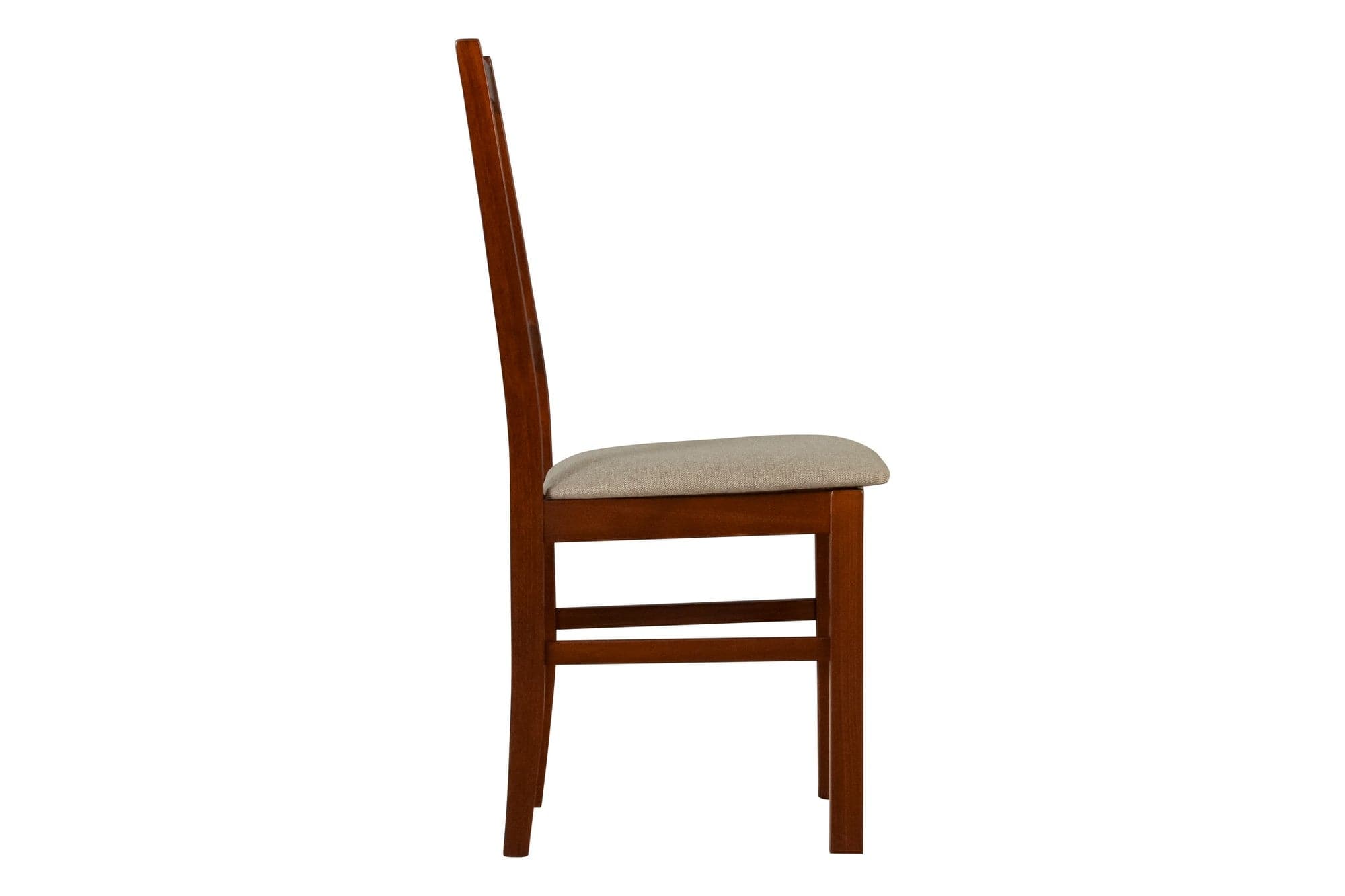 Scaun BOS 4, nuc/gri - Inari 23, lemn de fag/stofa clasica, 43x40x94 cm