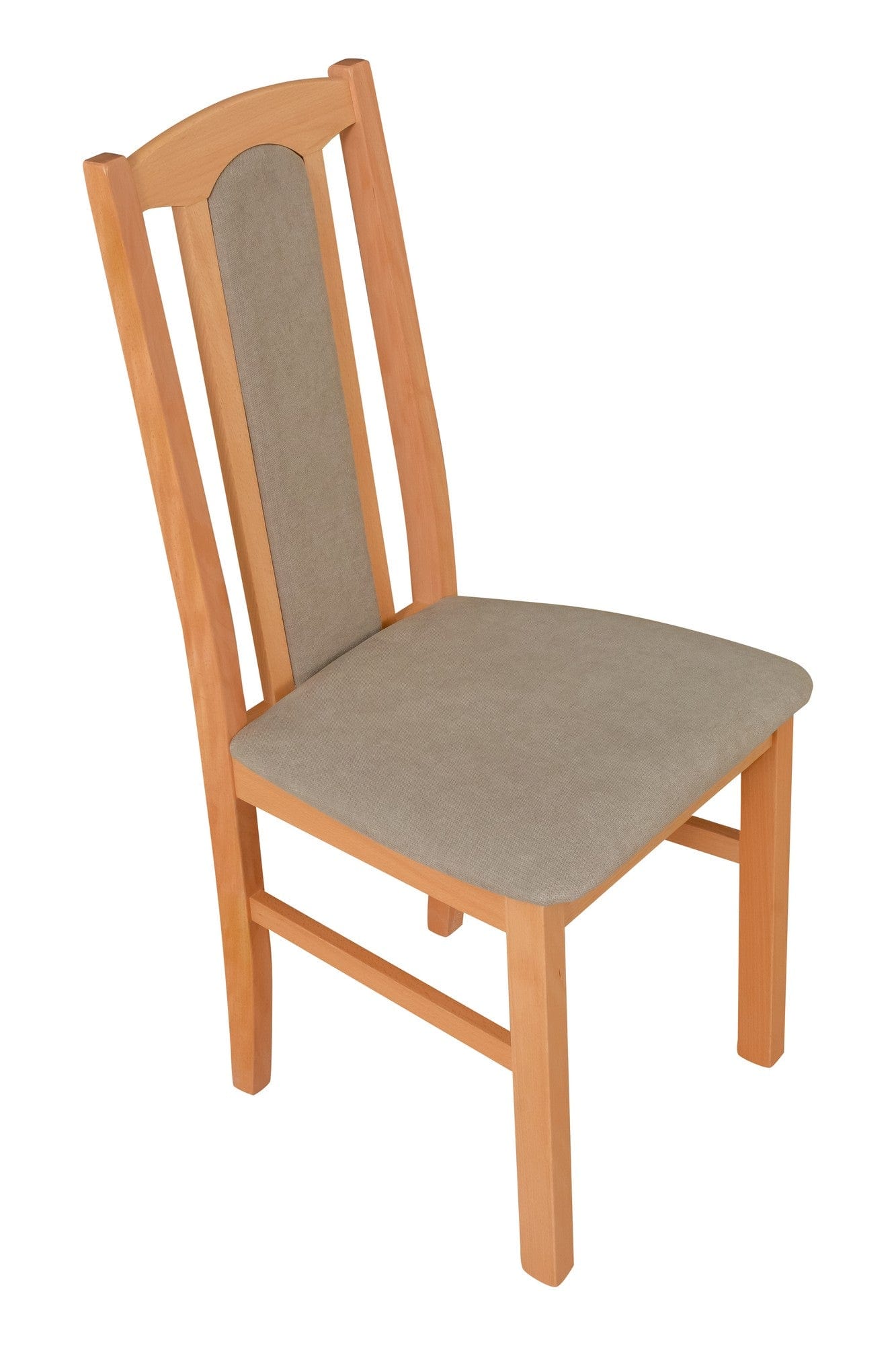 Scaun BOS 7, fag/bej - Zetta 291, lemn de fag/stofa catifelata, 43x40x95 cm