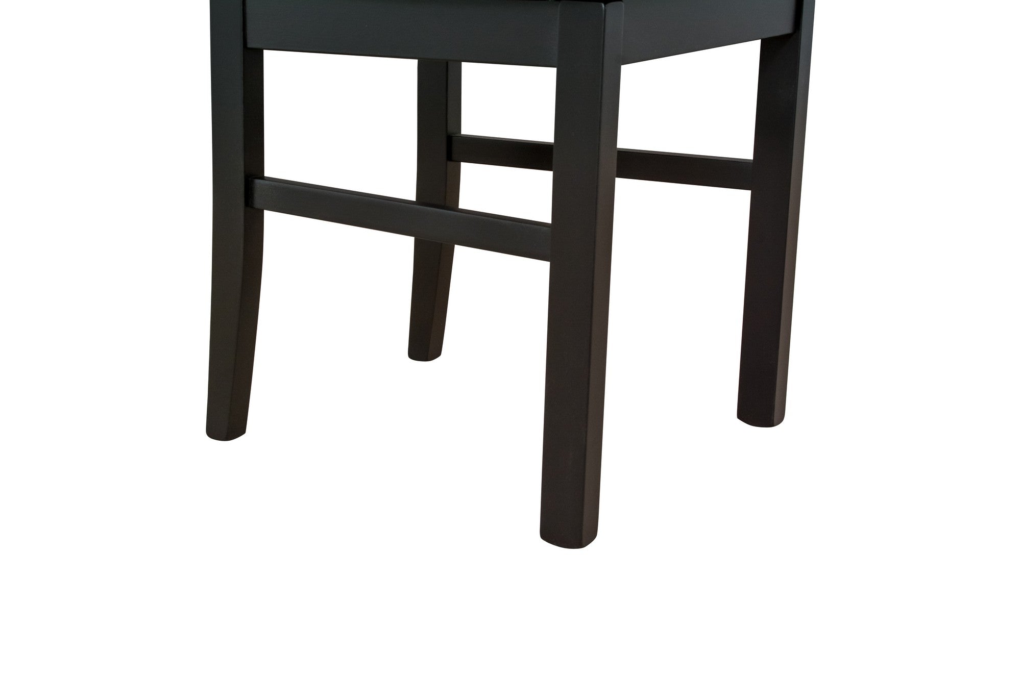 Scaun BOS 7, negru/grej - Paros 2, lemn de fag/stofa catifelata, 43x40x95 cm