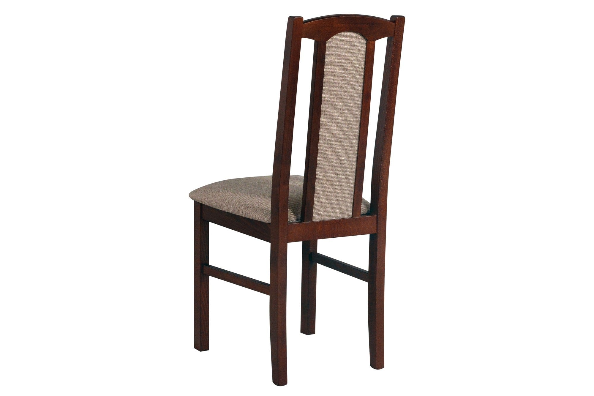 Scaun BOS 7, nuc/gri - Inari 23, lemn de fag/stofa clasica, 43x40x95 cm