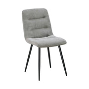 Scaun BOS, gri deschis/negru, stofa/metal, 61x51x84 cm