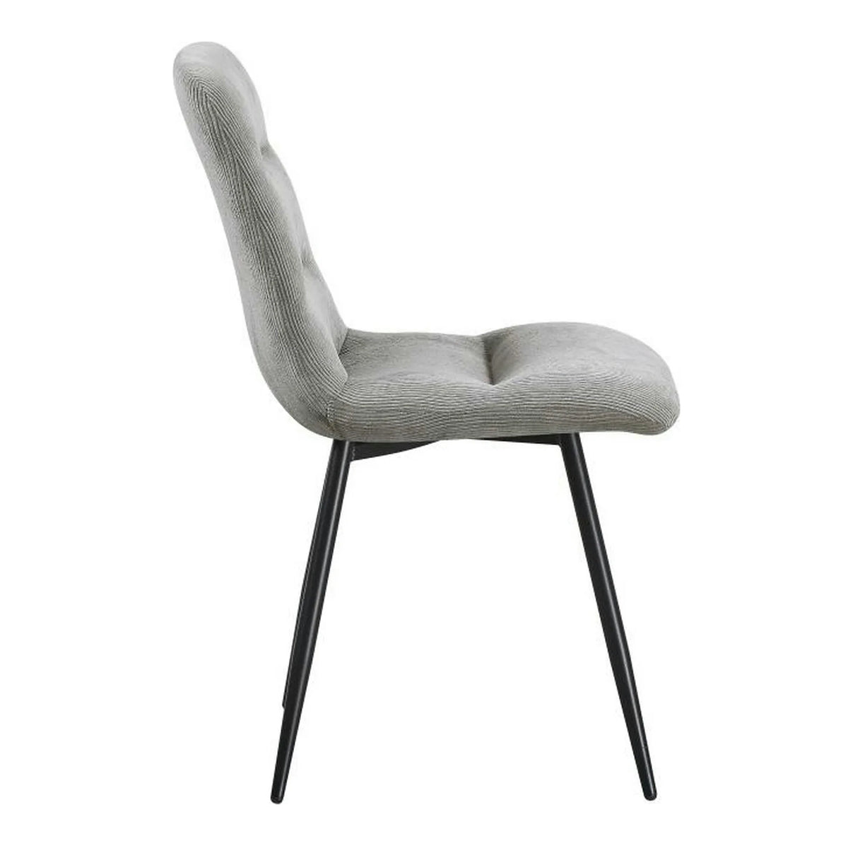 Scaun BOS, gri deschis/negru, stofa/metal, 61x51x84 cm
