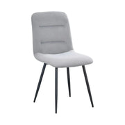 Scaun BOS, gri/negru, stofa/metal, 61x51x84 cm