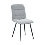 Scaun BOS, gri/negru, stofa/metal, 61x51x84 cm