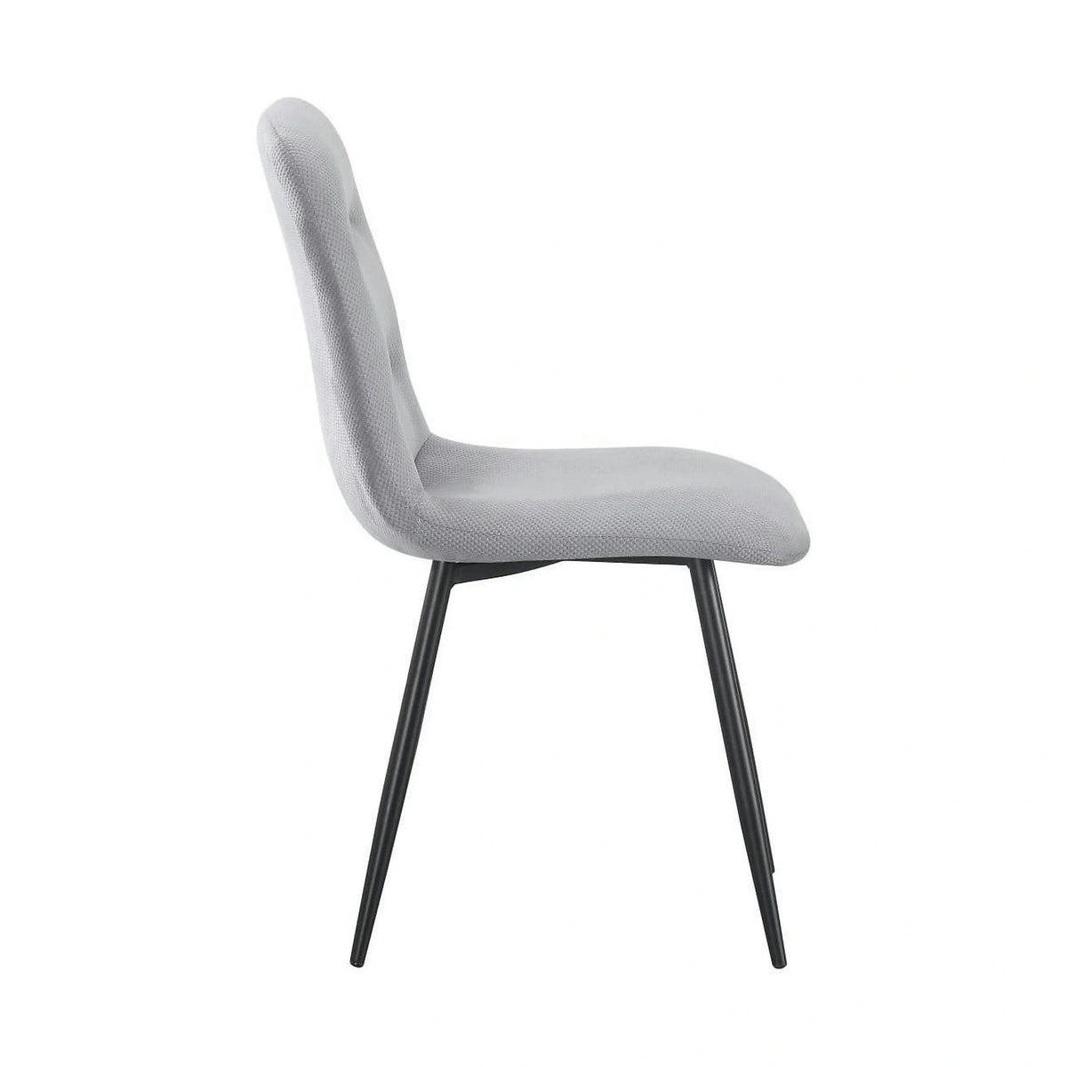 Scaun BOS, gri/negru, stofa/metal, 61x51x84 cm