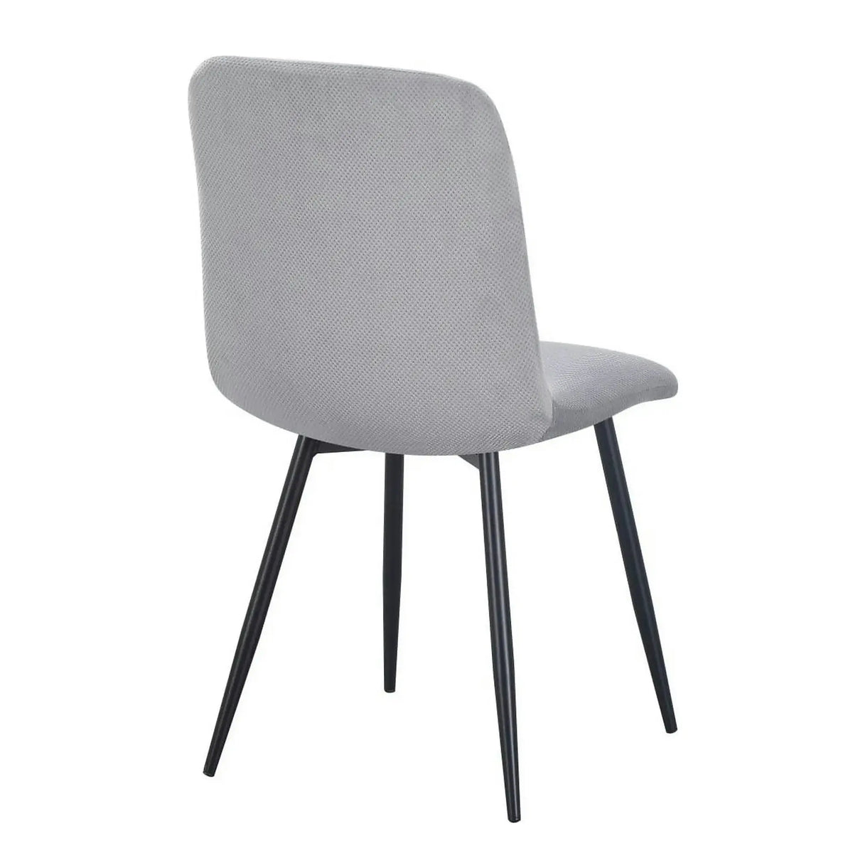 Scaun BOS, gri/negru, stofa/metal, 61x51x84 cm