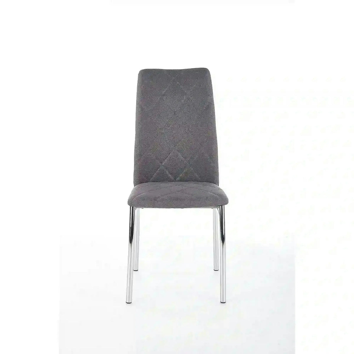 Scaun  bucatarie K309, gri deschis/crom, stofa clasica/metal, 43X57X97 CM