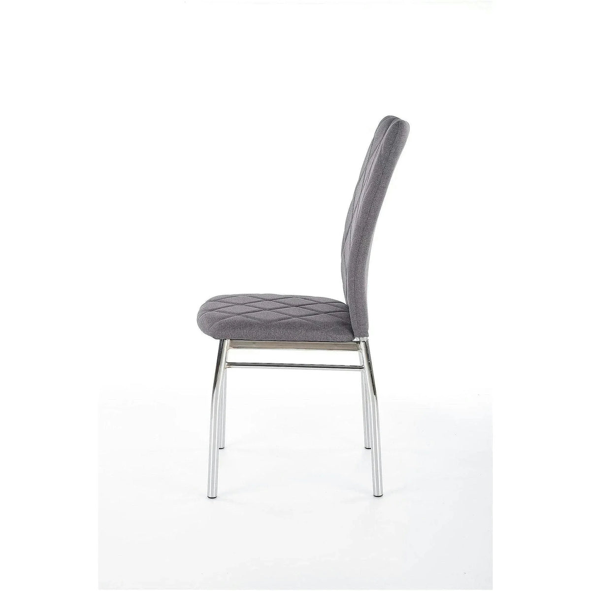 Scaun  bucatarie K309, gri deschis/crom, stofa clasica/metal, 43X57X97 CM