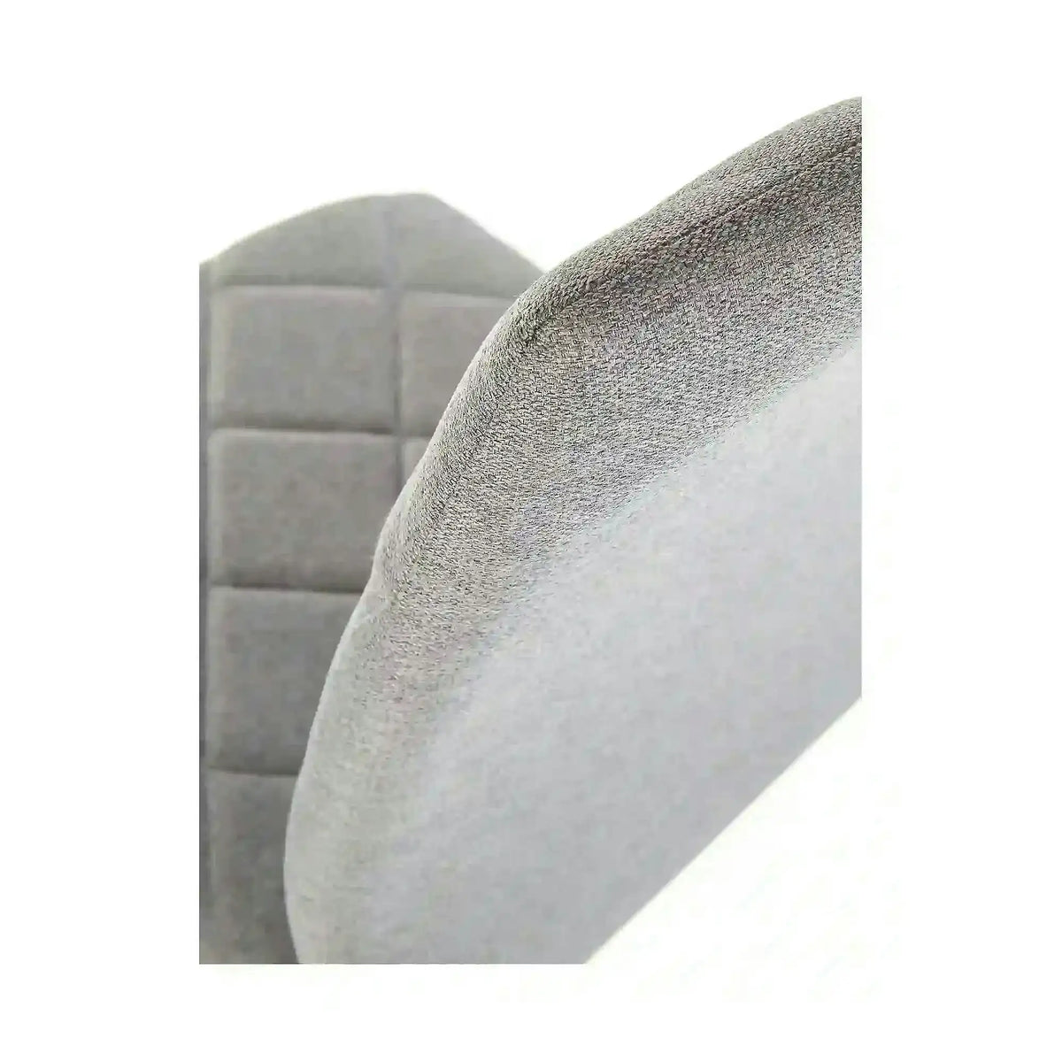 Scaun  bucatarie K309, gri deschis/crom, stofa clasica/metal, 43X57X97 CM