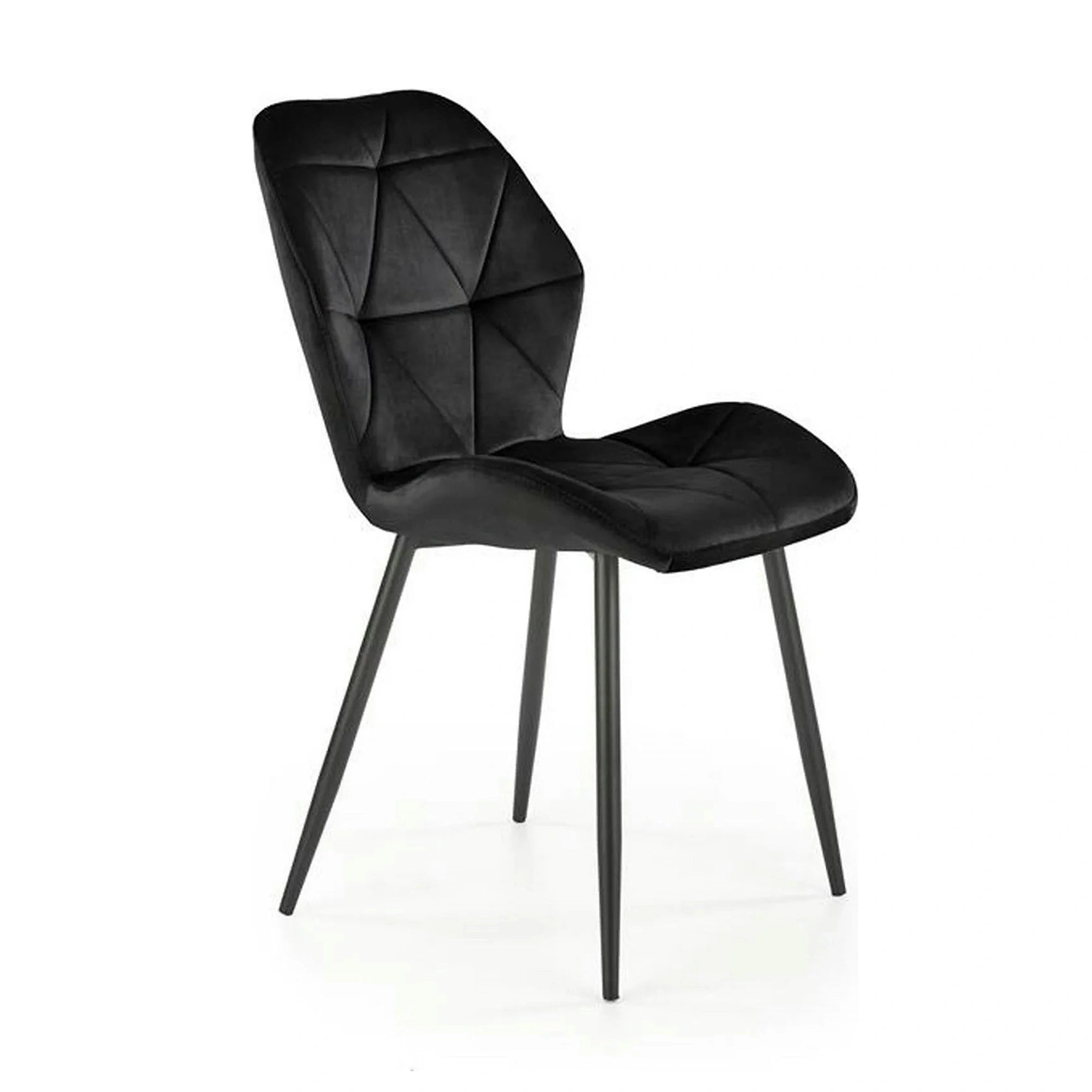 Scaun bucatarie material textil K453, negru, 48x53x86 cm