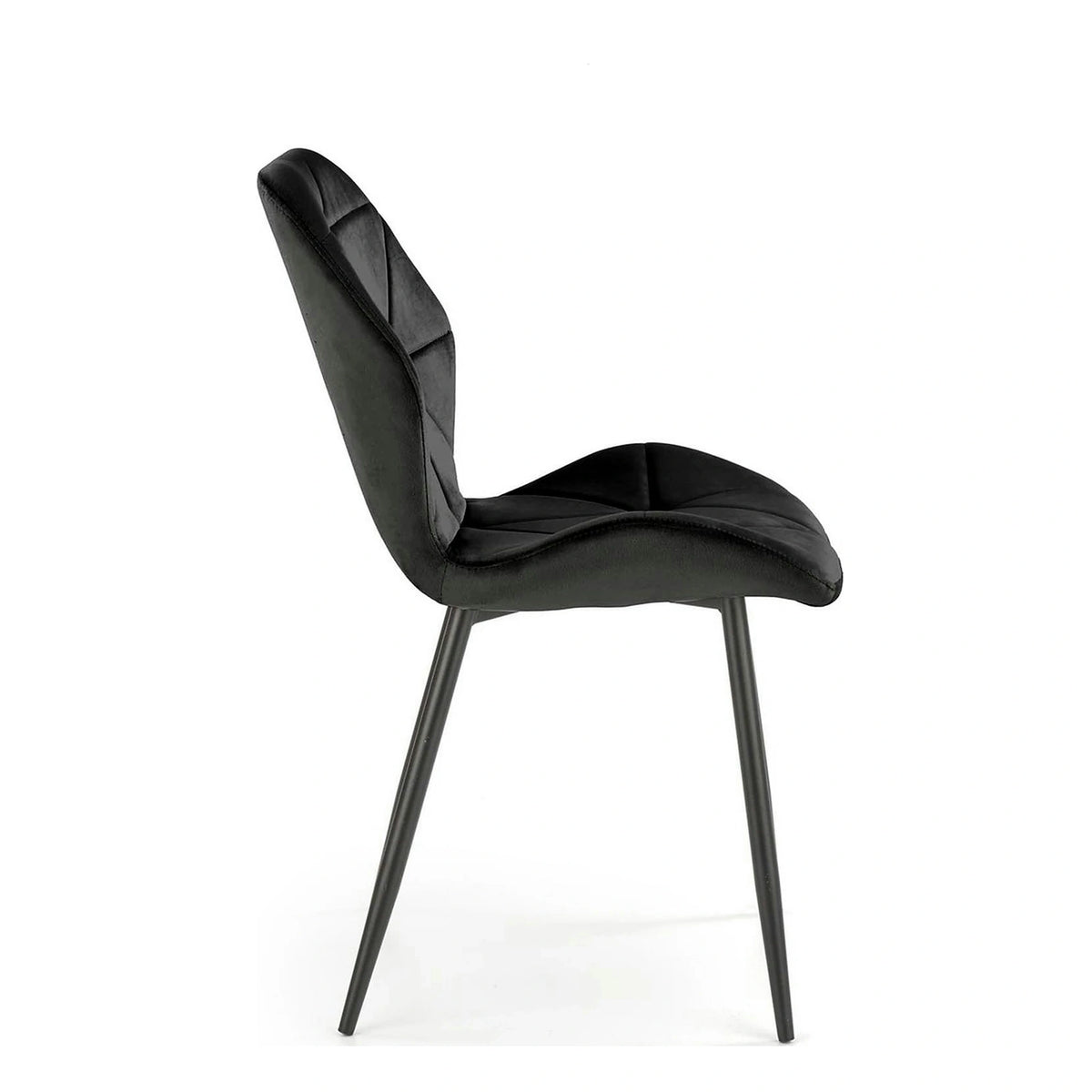 Scaun bucatarie material textil K453, negru, 48x53x86 cm