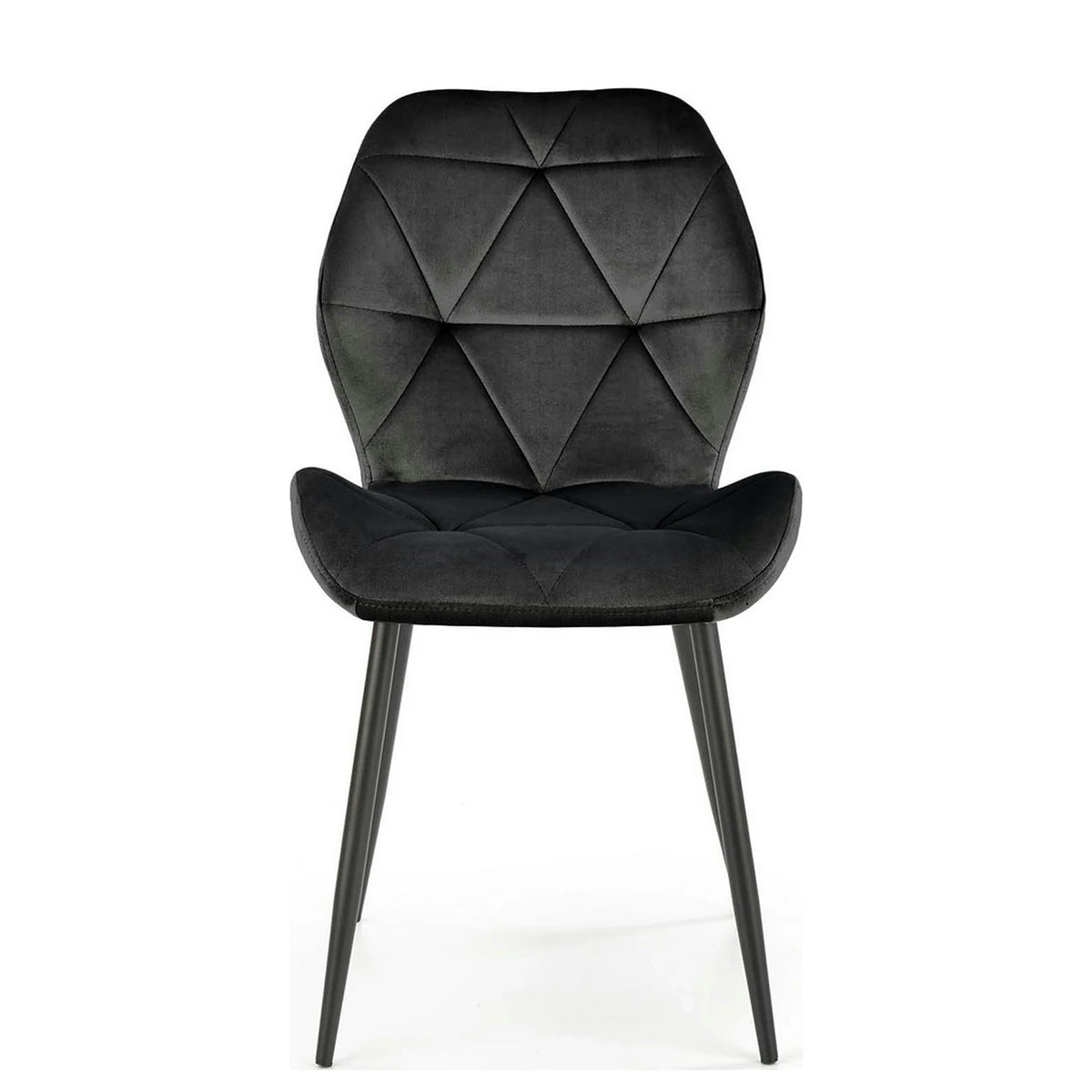 Scaun bucatarie material textil K453, negru, 48x53x86 cm