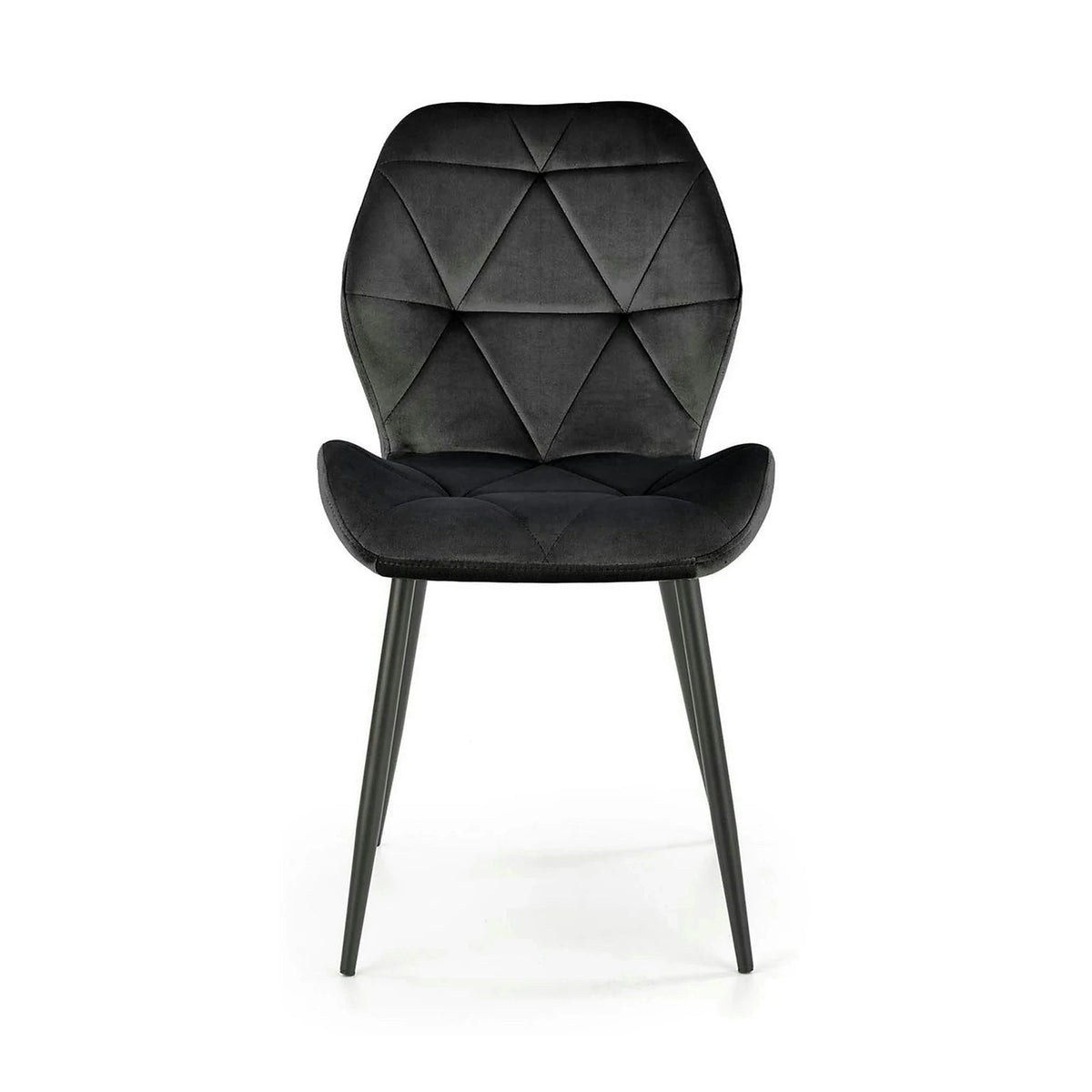 Scaun bucatarie material textil K453, negru, 48x53x86 cm