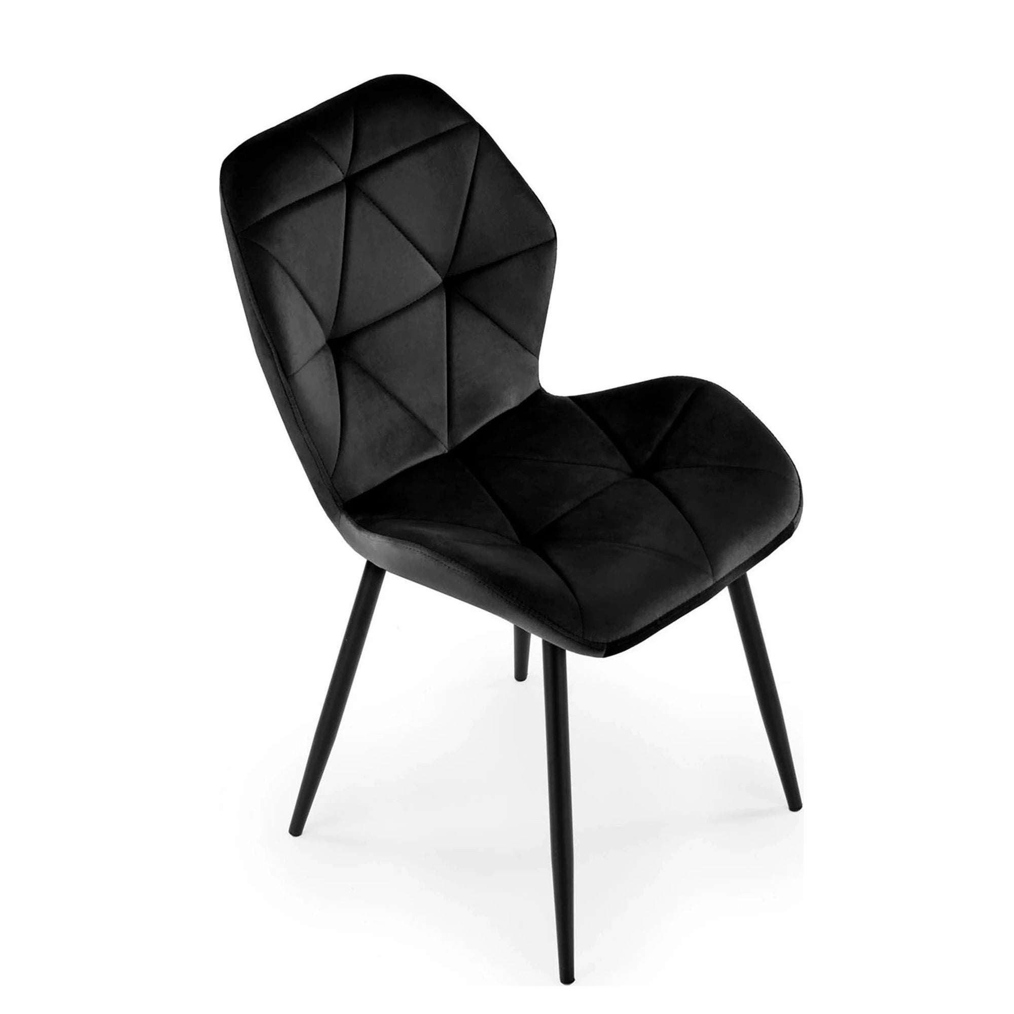 Scaun bucatarie material textil K453, negru, 48x53x86 cm