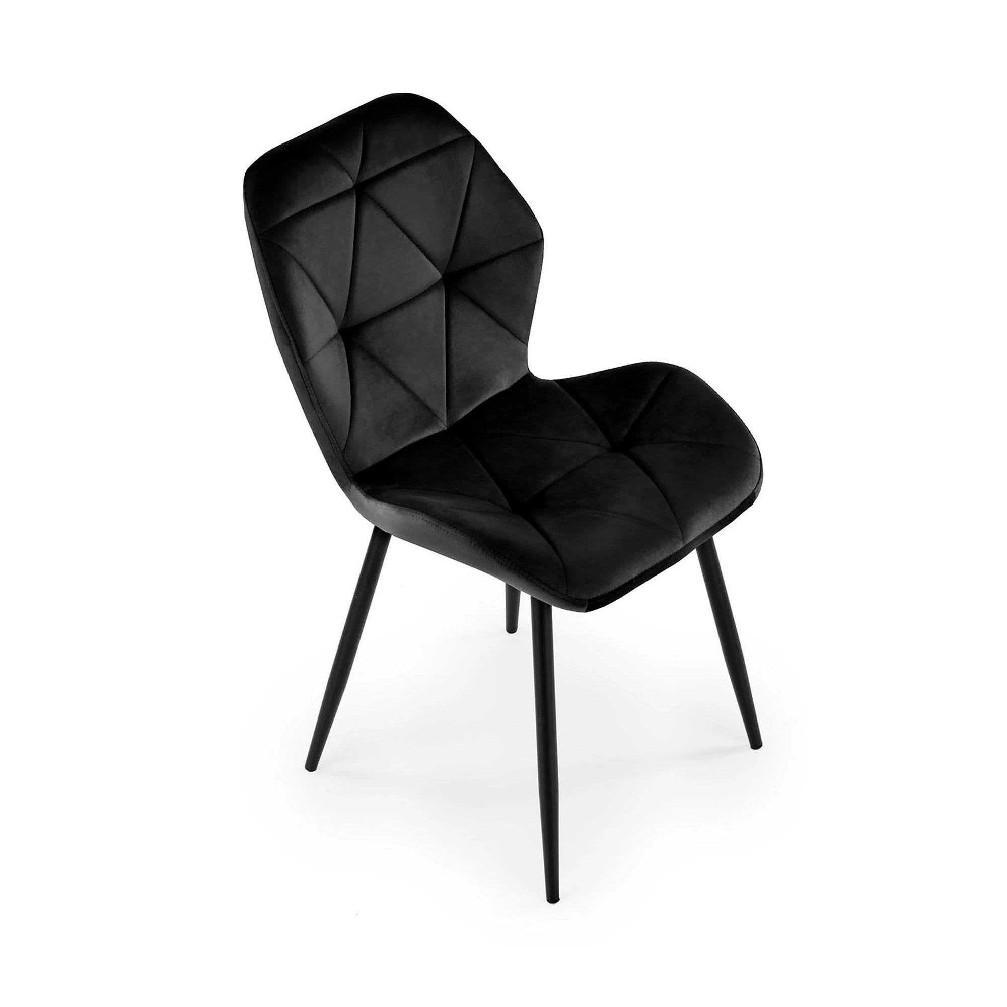 Scaun bucatarie material textil K453, negru, 48x53x86 cm