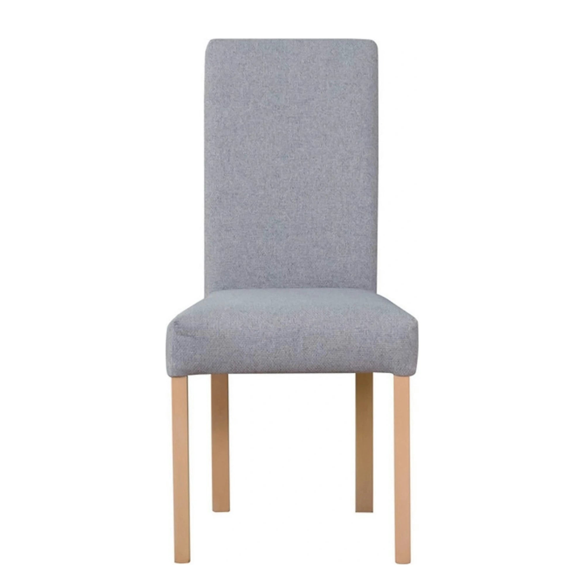 Scaun CAMPEL, gri deschis/stejar sonoma, stofa clasica/lemn, 46x55x96 cm