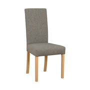 Scaun CAMPEL, gri/stejar sonoma, stofa clasica/lemn, 46x55x96 cm