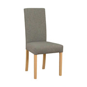 Scaun CAMPEL, gri/stejar sonoma, stofa clasica/lemn, 46x55x96 cm