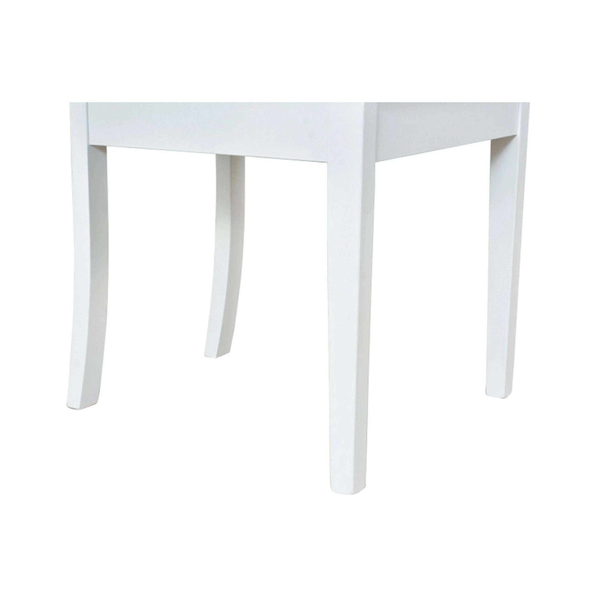 Scaun CAMPEL, negru/alb, stofa clasica/lemn, 46x55x96 cm