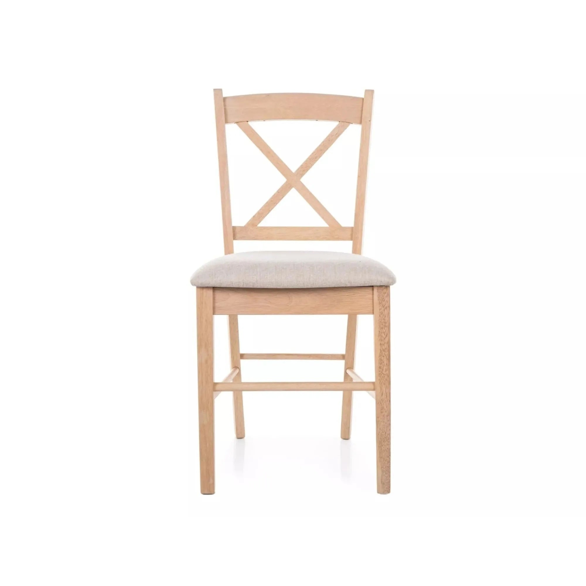 Scaun CD-56, bej deschis/stejar, stofa clasica/lemn, 43x45x85 cm