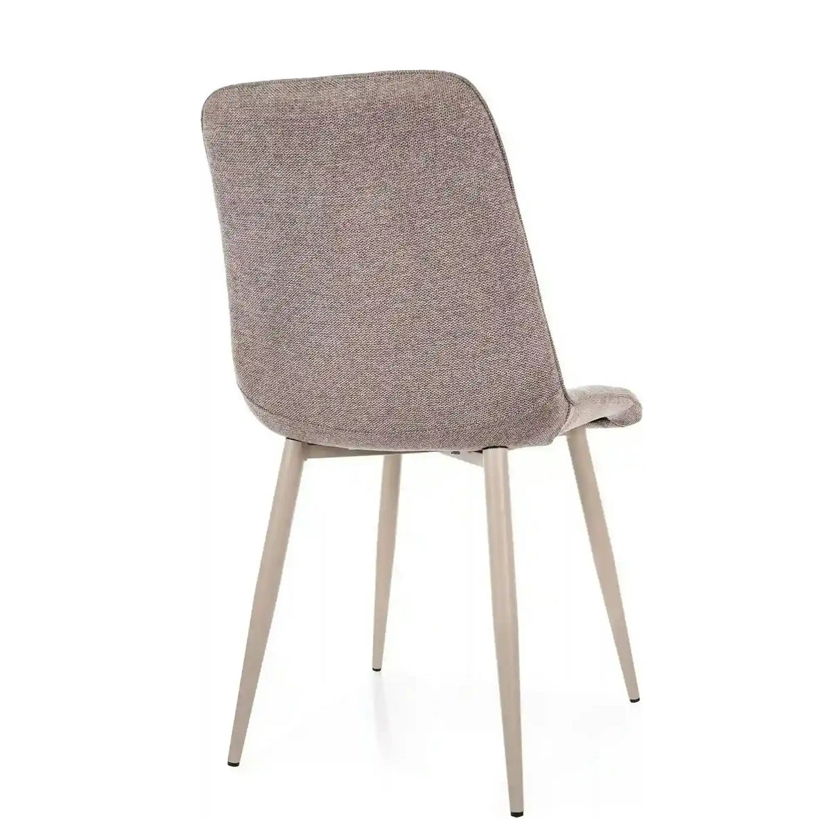 Scaun CHIC, bej - Brego 34, stofa clasica/metal, 50x58x88 cm