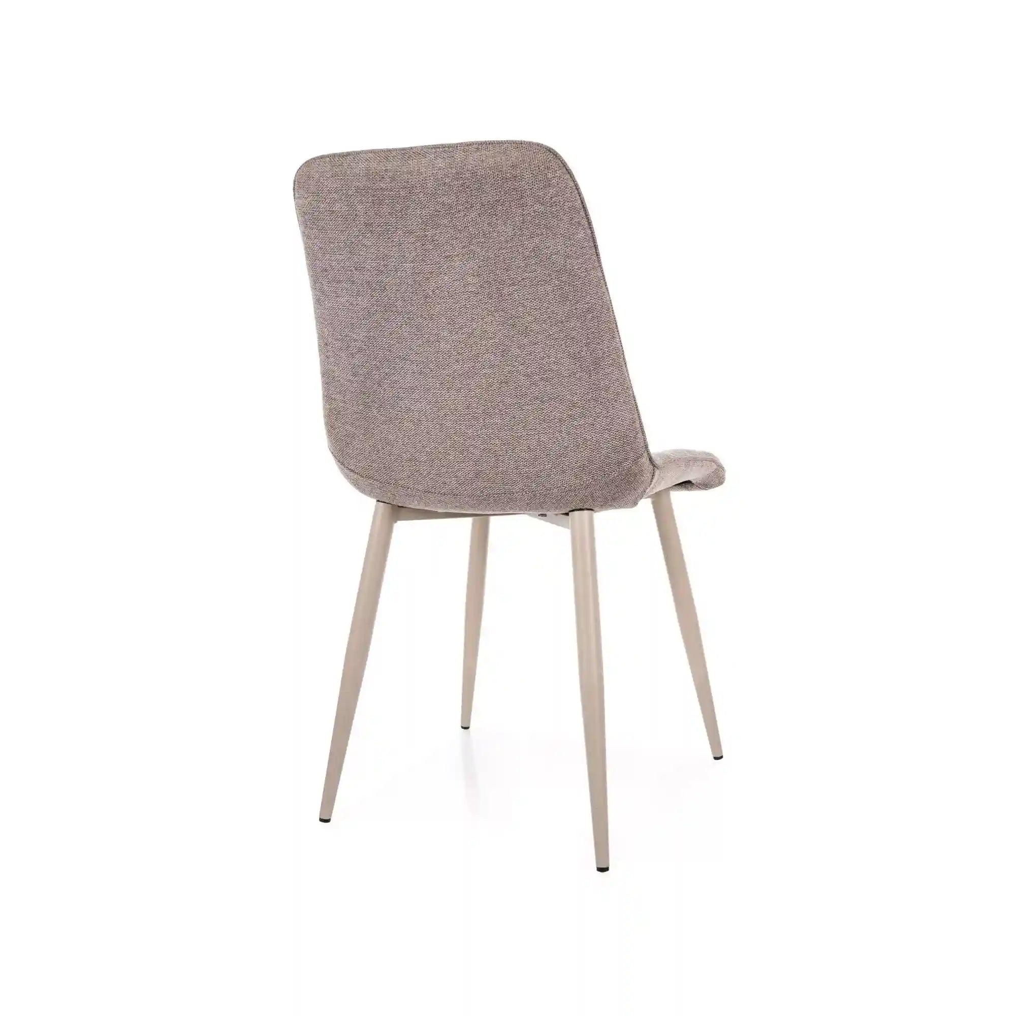 Scaun CHIC, bej - Brego 34, stofa clasica/metal, 50x43x88 cm