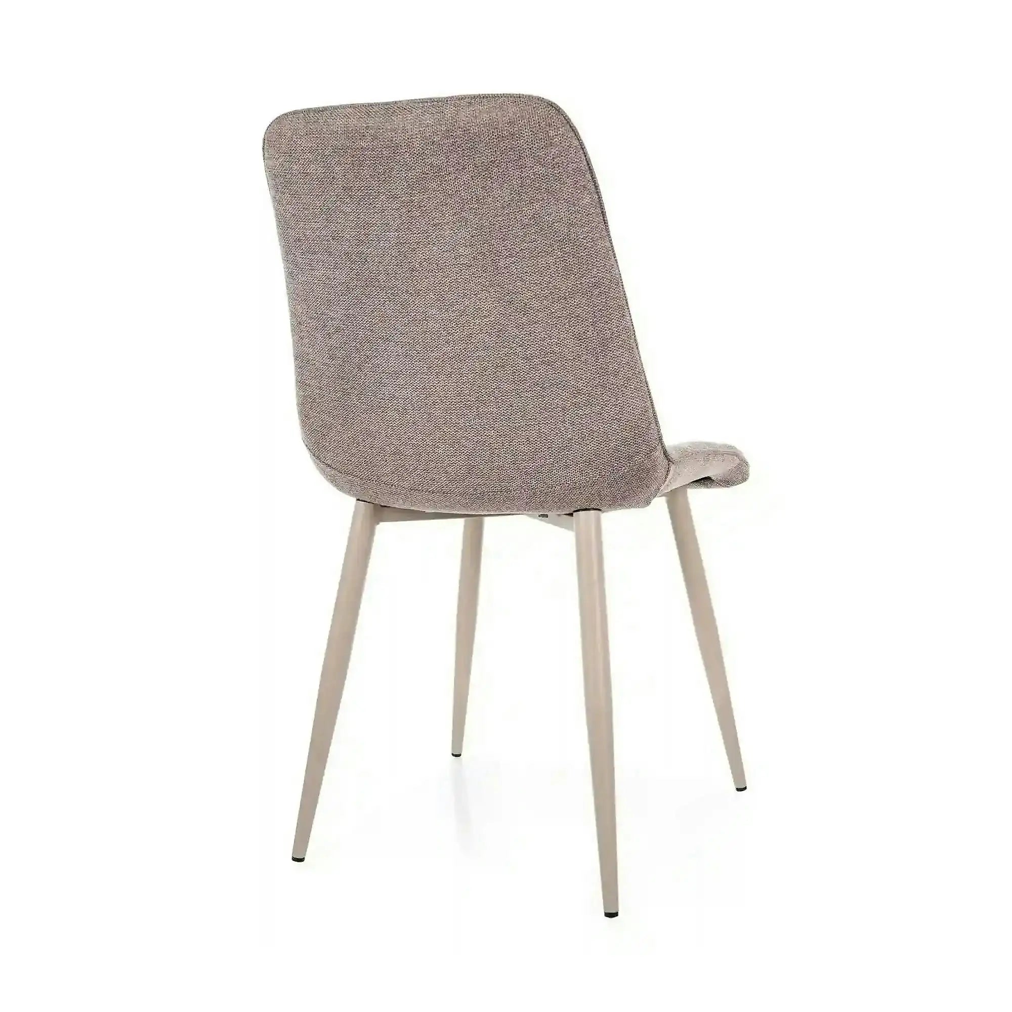 Scaun CHIC, bej - Brego 34, stofa clasica/metal, 50x58x88 cm