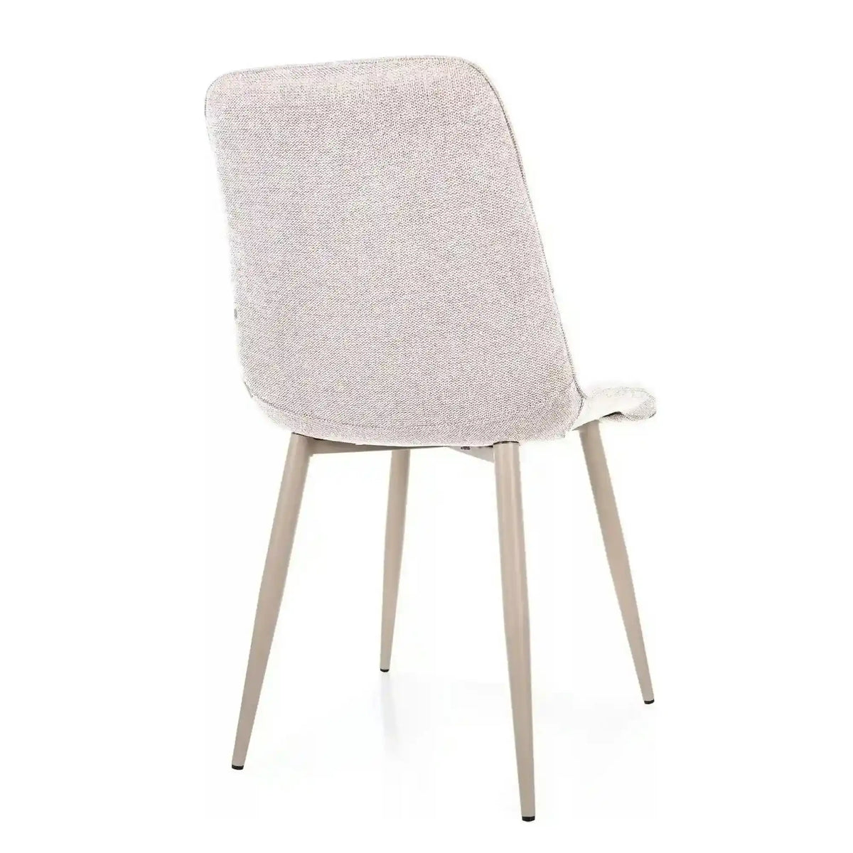 Scaun CHIC, bej deschis - Brego 22, stofa clasica/metal, 50x58x88 cm