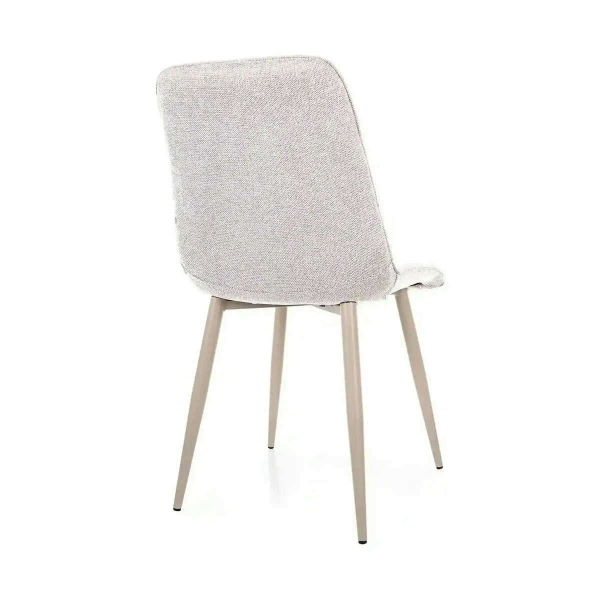 Scaun CHIC, bej deschis - Brego 22, stofa clasica/metal, 50x58x88 cm