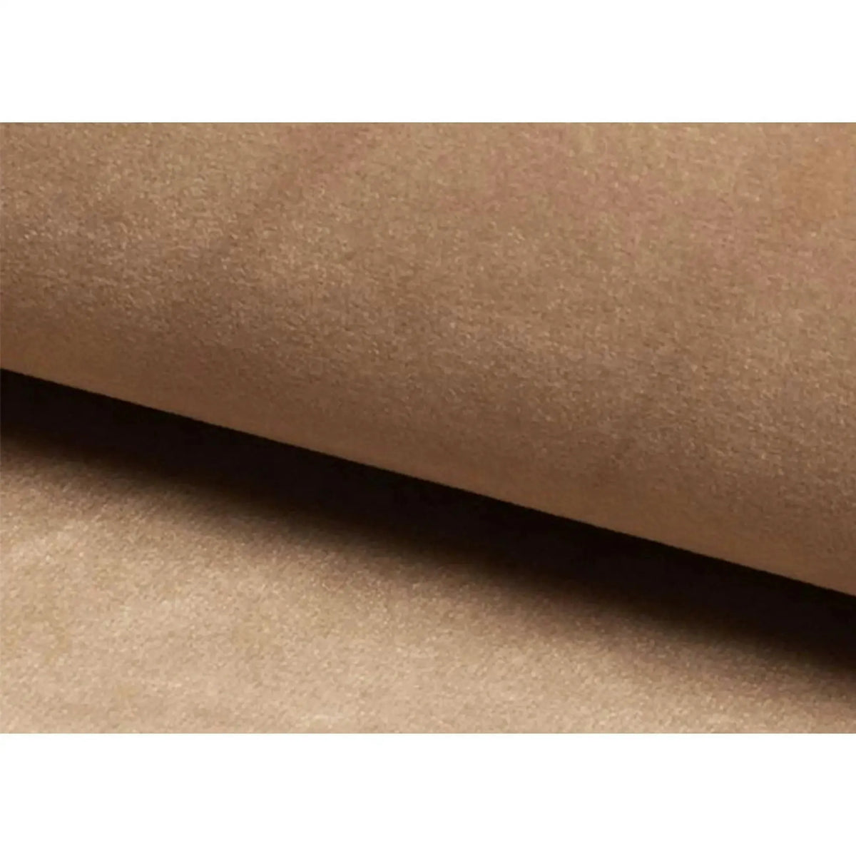 Scaun CHIC D, bej deschis - Bluvel 28, stofa catifelata/metal, 50x58x88 cm
