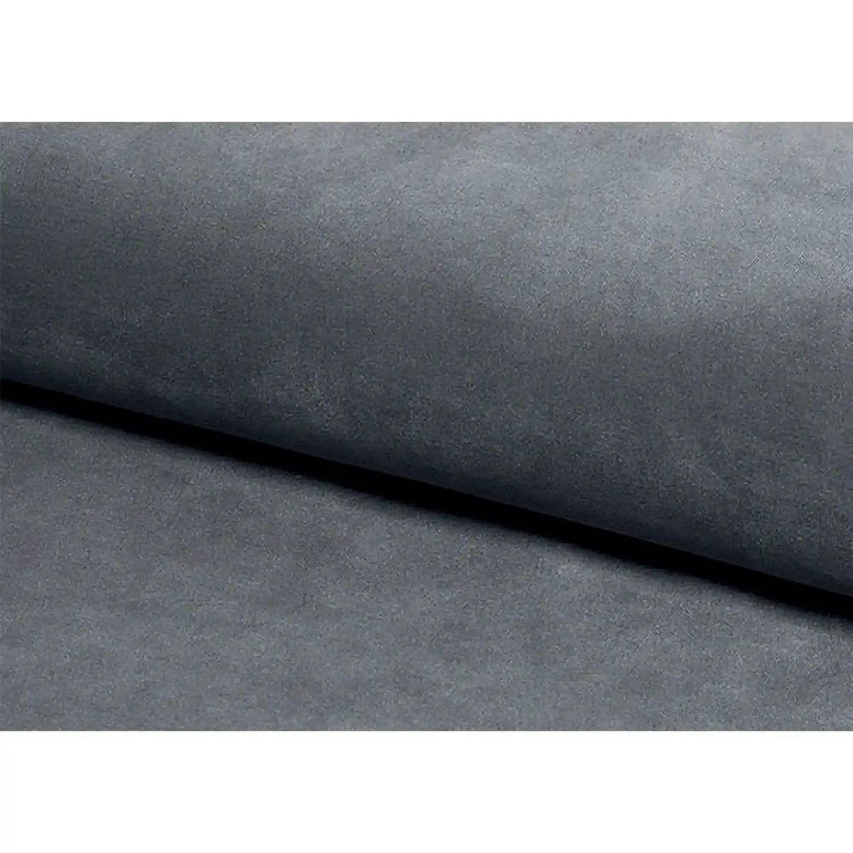 Scaun CHIC D, gri - Bluvel 14, stofa catifelata/metal, 50x58x88 cm