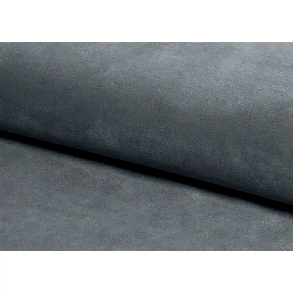 Scaun CHIC D, gri - Bluvel 14, stofa catifelata/metal, 50x58x88 cm