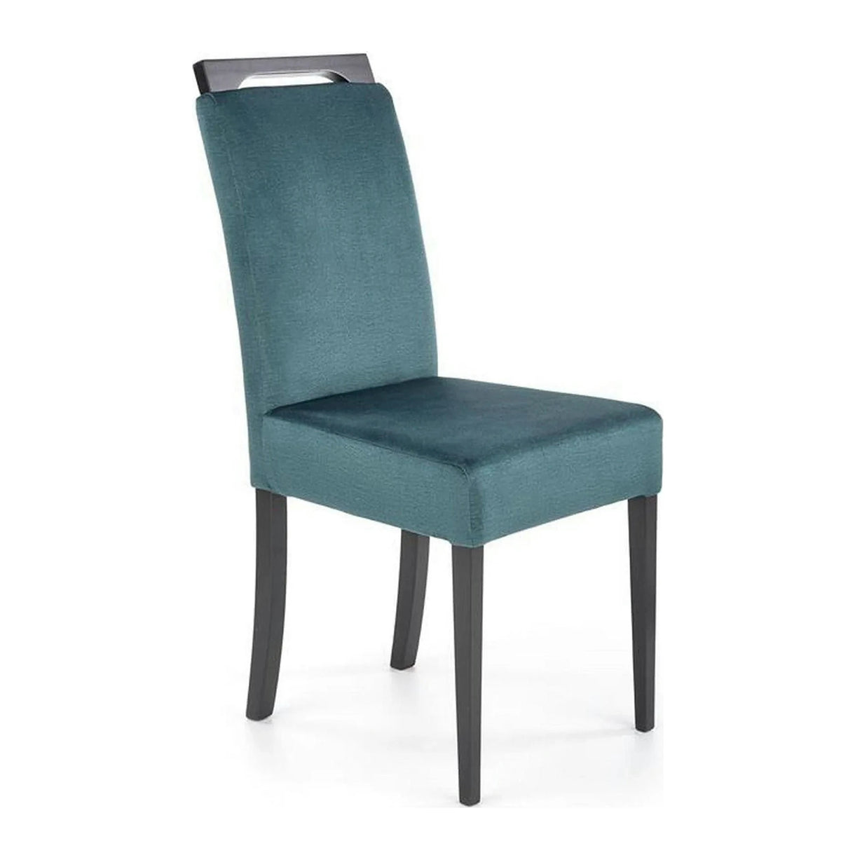 Scaun CLARION 2, negru/turcoaz, 42X58X97 cm