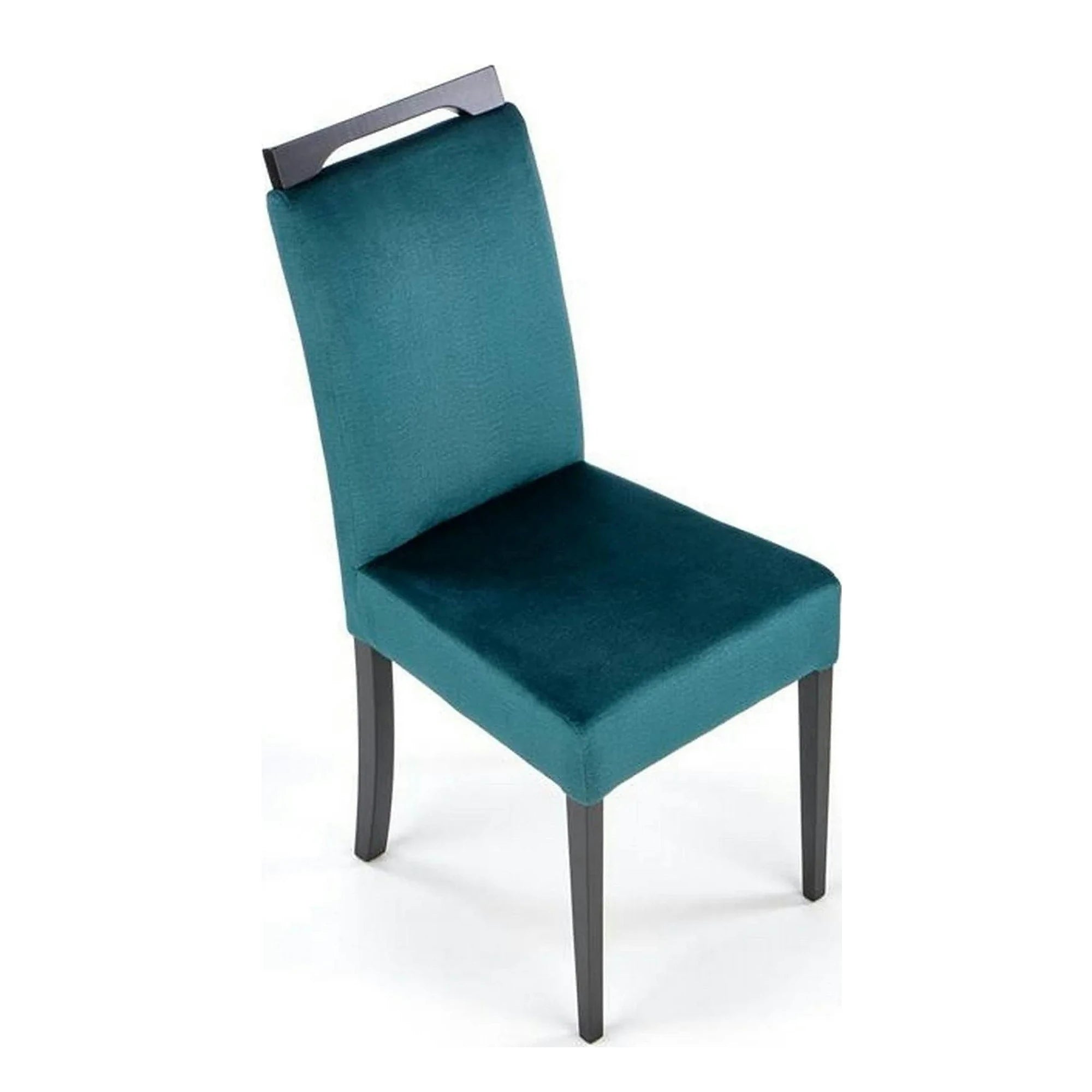 Scaun CLARION 2, negru/turcoaz, 42X58X97 cm