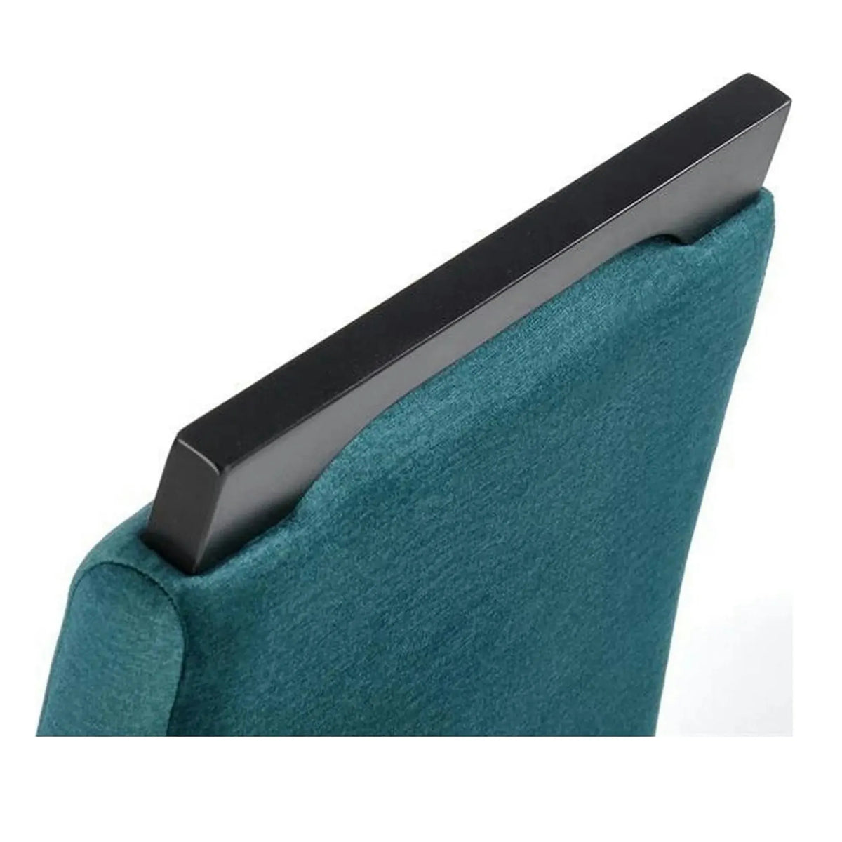 Scaun CLARION 2, negru/turcoaz, 42X58X97 cm